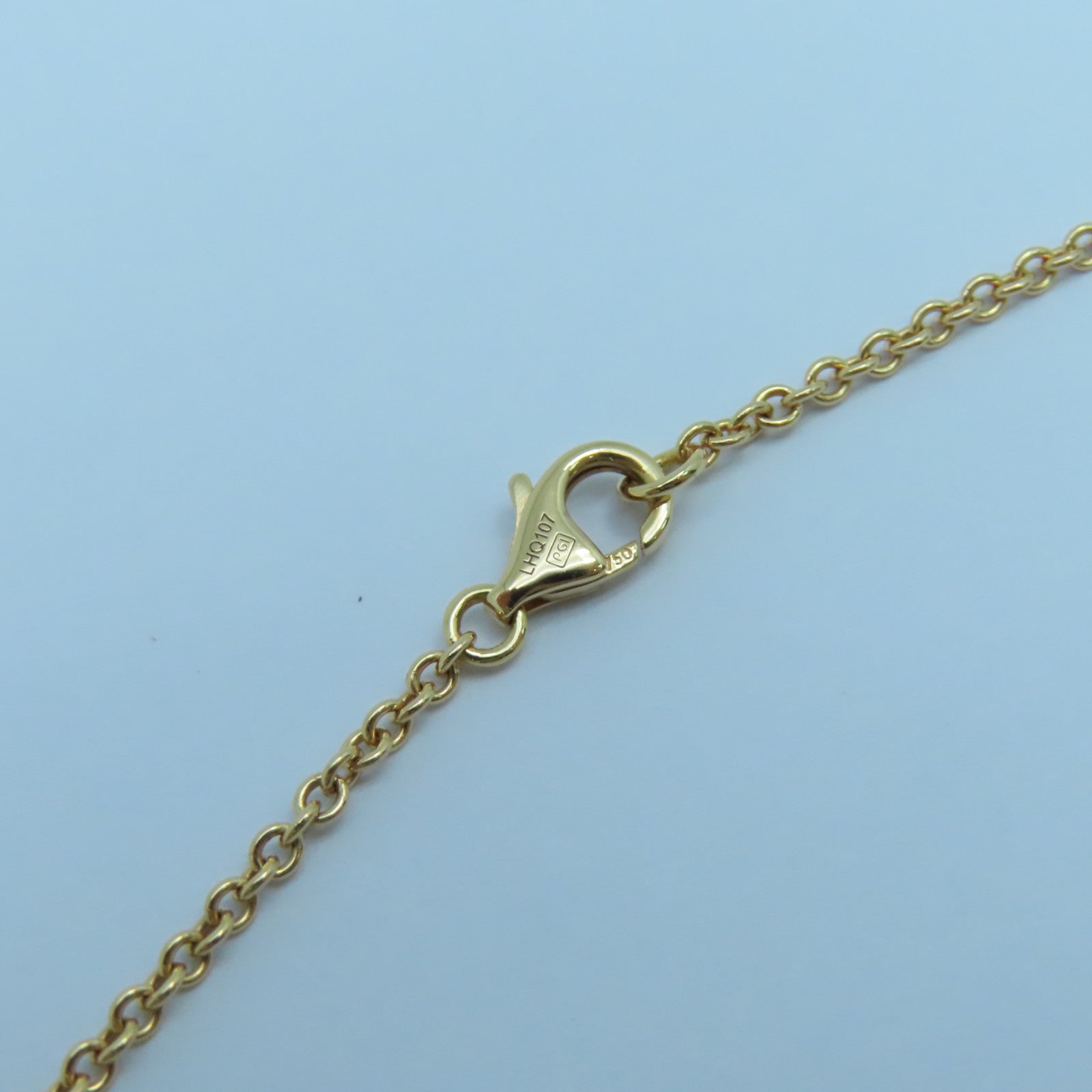 CARTIER 18K玫瑰金Baby Love Necklace項鍊