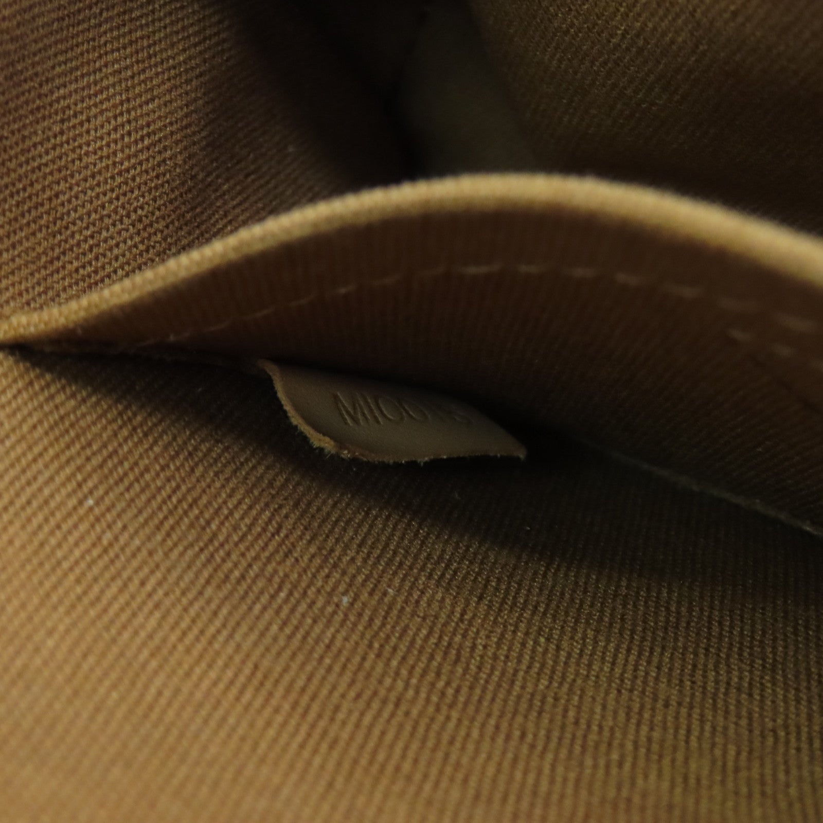 LOUIS VUITTON Monogram Pochette Marelle金扣腰包啡色