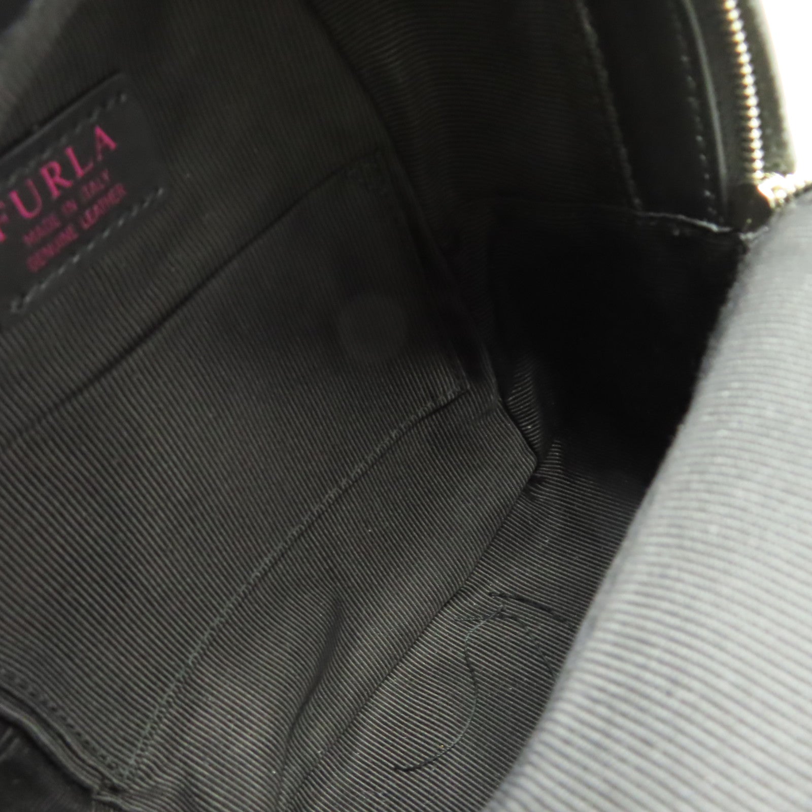 Furla 牛皮皮革Mini Backpack背包黑色
