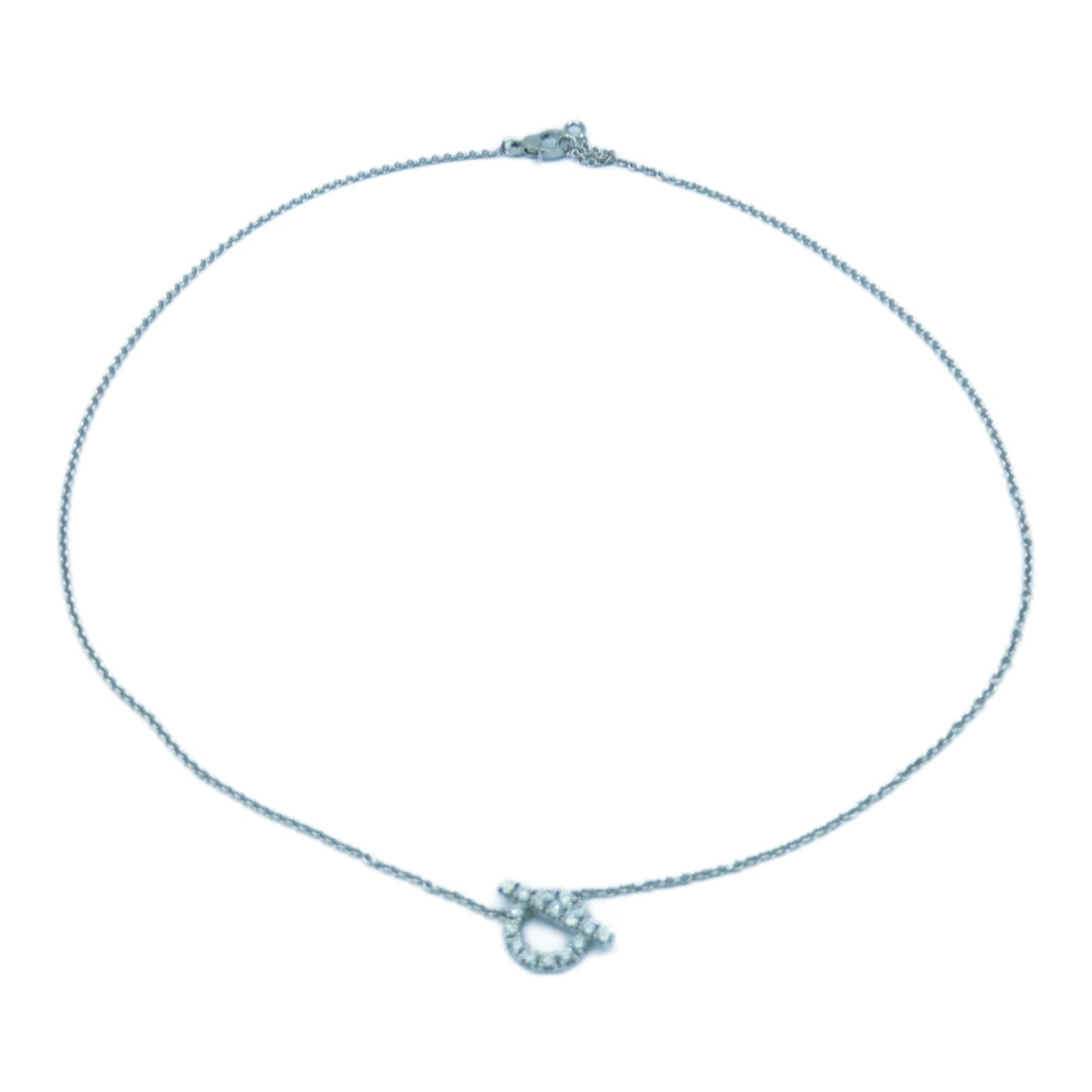 HERMES 18K白金Finesse Necklace頸錬