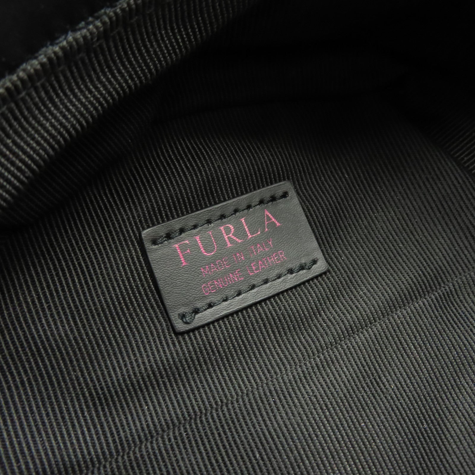 Furla 牛皮皮革Mini Backpack背包黑色