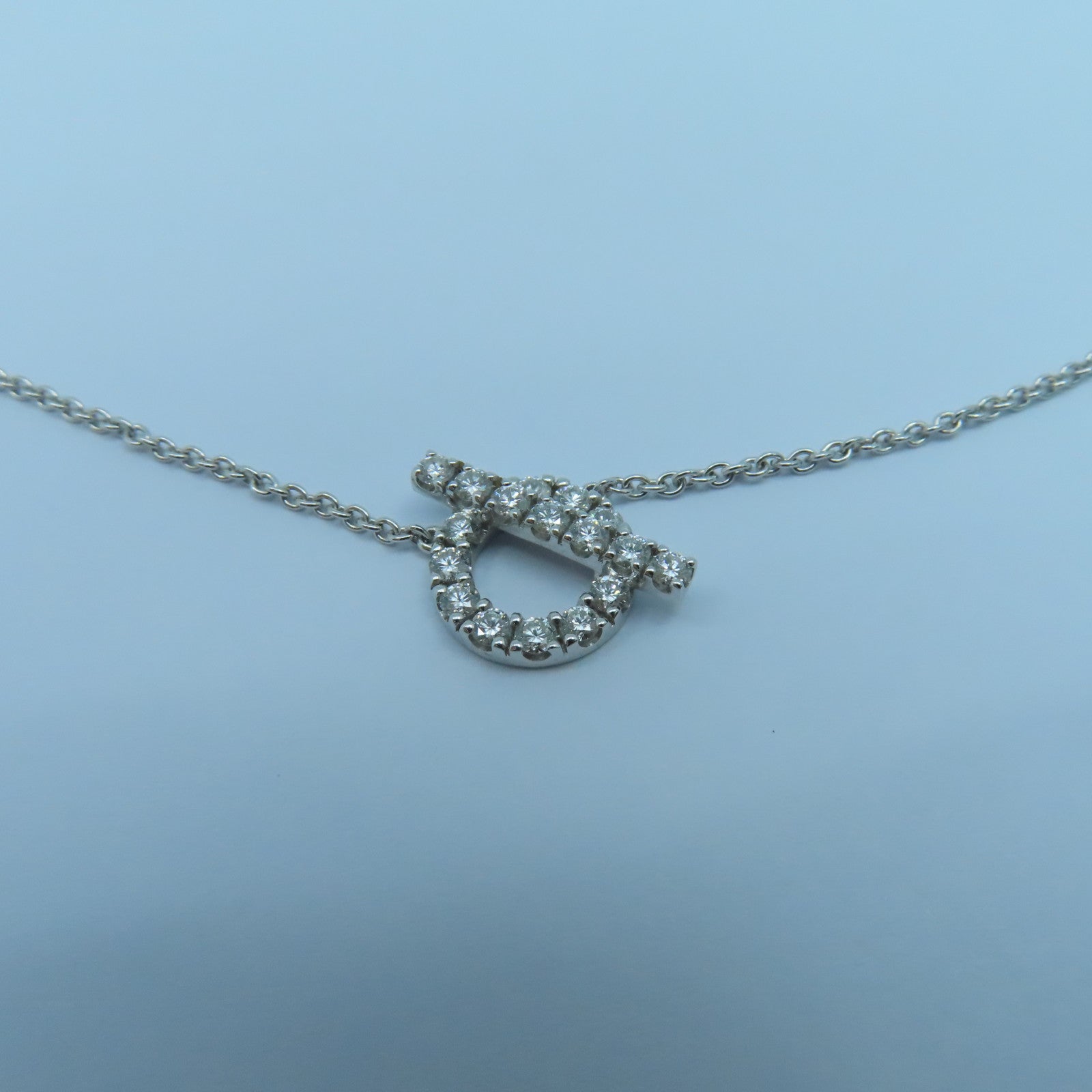 HERMES 18K白金Finesse Necklace頸錬