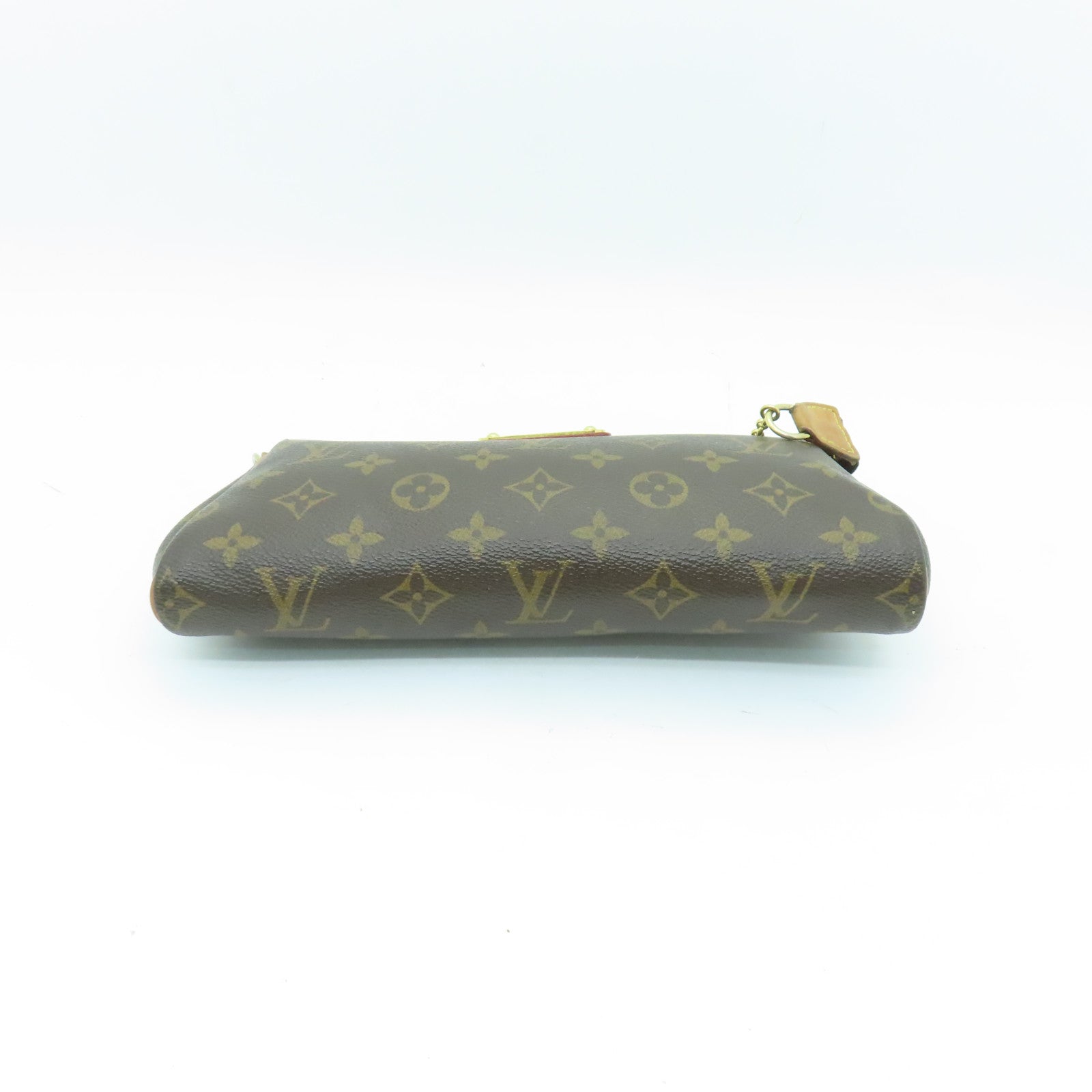 LOUIS VUITTON Monogram Eva金扣手挽肩背兩用袋啡色