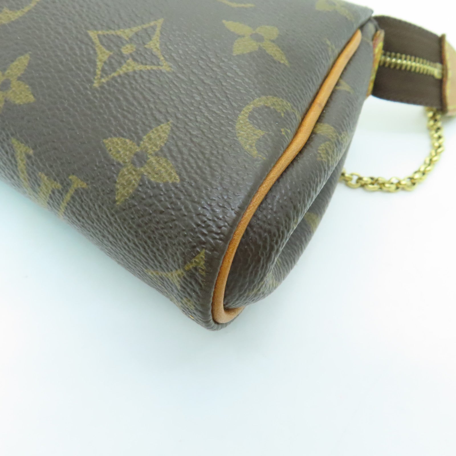 LOUIS VUITTON Monogram Eva金扣手挽肩背兩用袋啡色