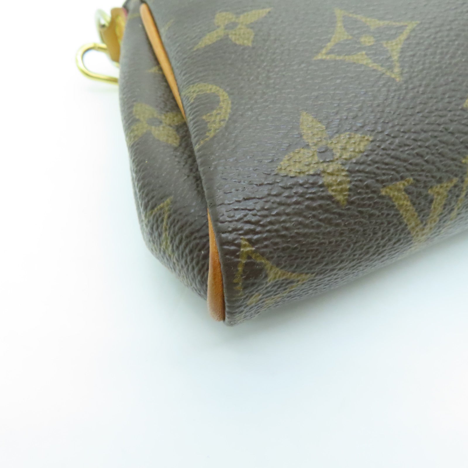 LOUIS VUITTON Monogram Eva金扣手挽肩背兩用袋啡色