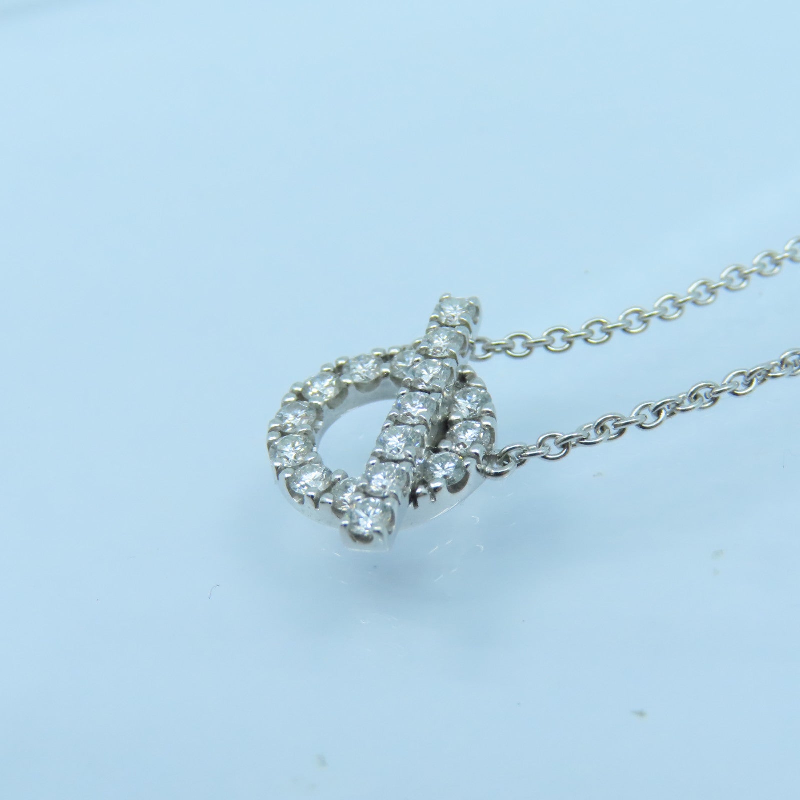 HERMES 18K白金Finesse Necklace頸錬