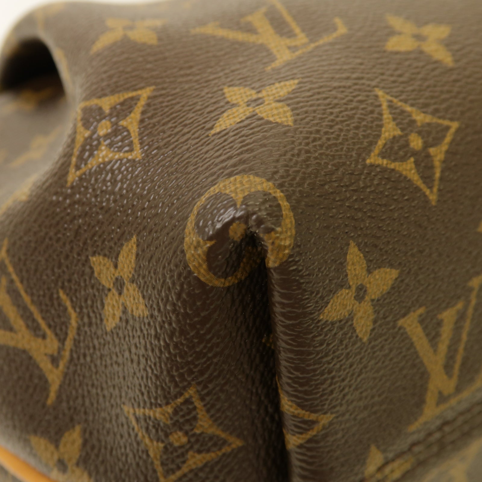 LOUIS VUITTON Monogram Turenne PM金扣手挽肩背兩用袋棕色