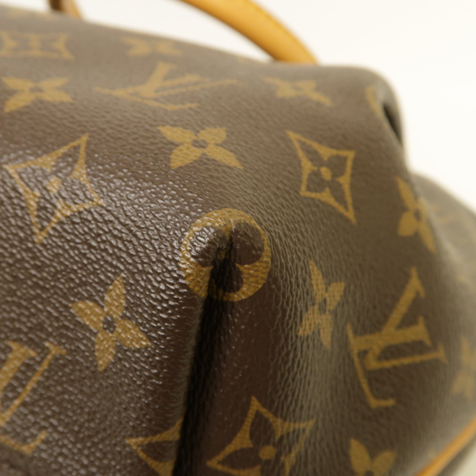 LOUIS VUITTON Monogram Turenne PM金扣手挽肩背兩用袋棕色
