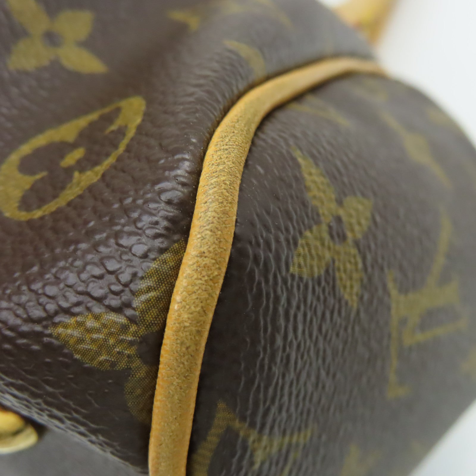 LOUIS VUITTON Monogram Tivoli PM Hand Bag金扣手挽袋啡色
