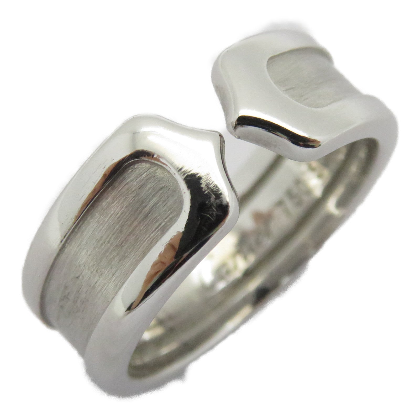 CARTIER 【激減優惠】18K白金C2 Ring戒指US#5.25/#50