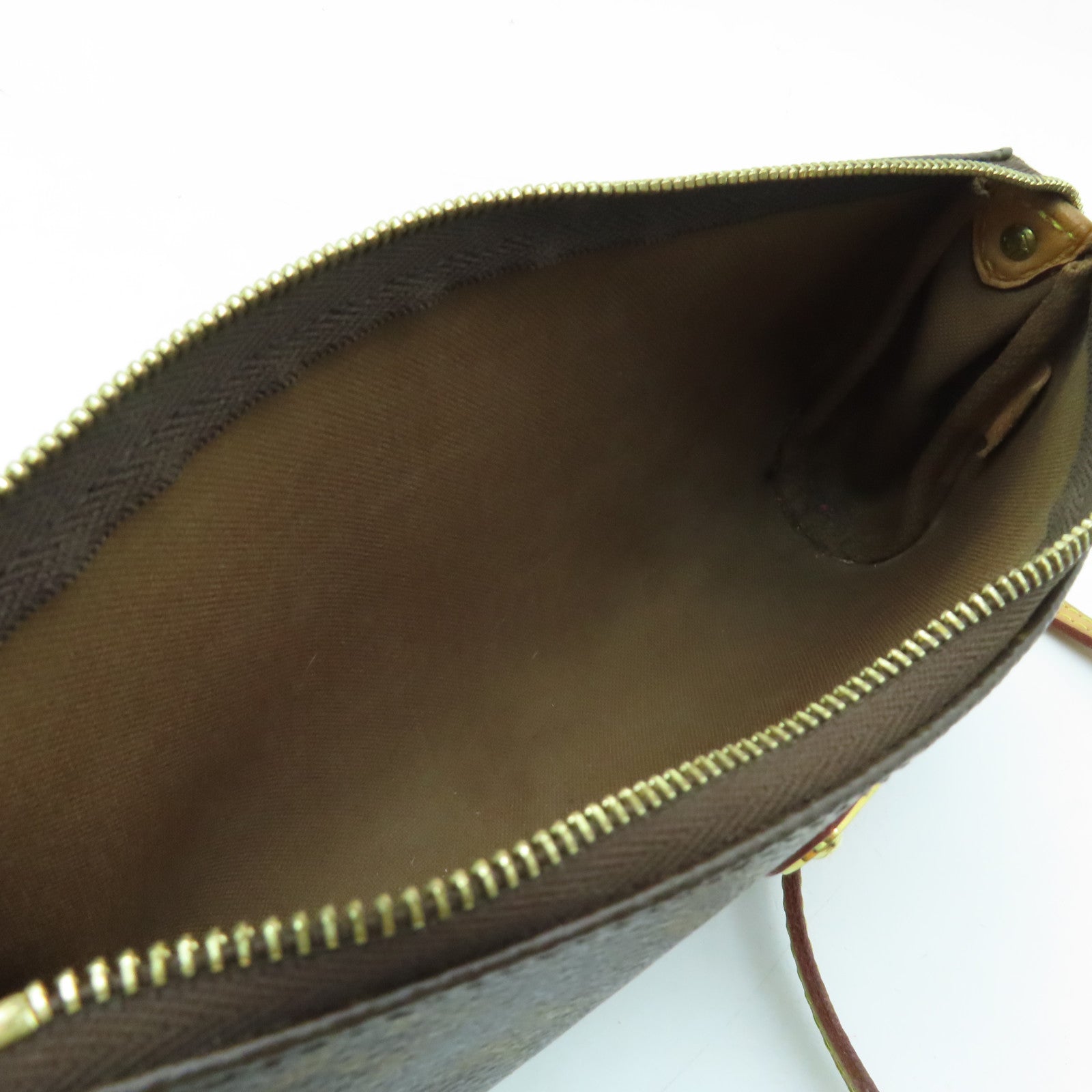 LOUIS VUITTON Monogram Eva金扣手挽肩背兩用袋啡色