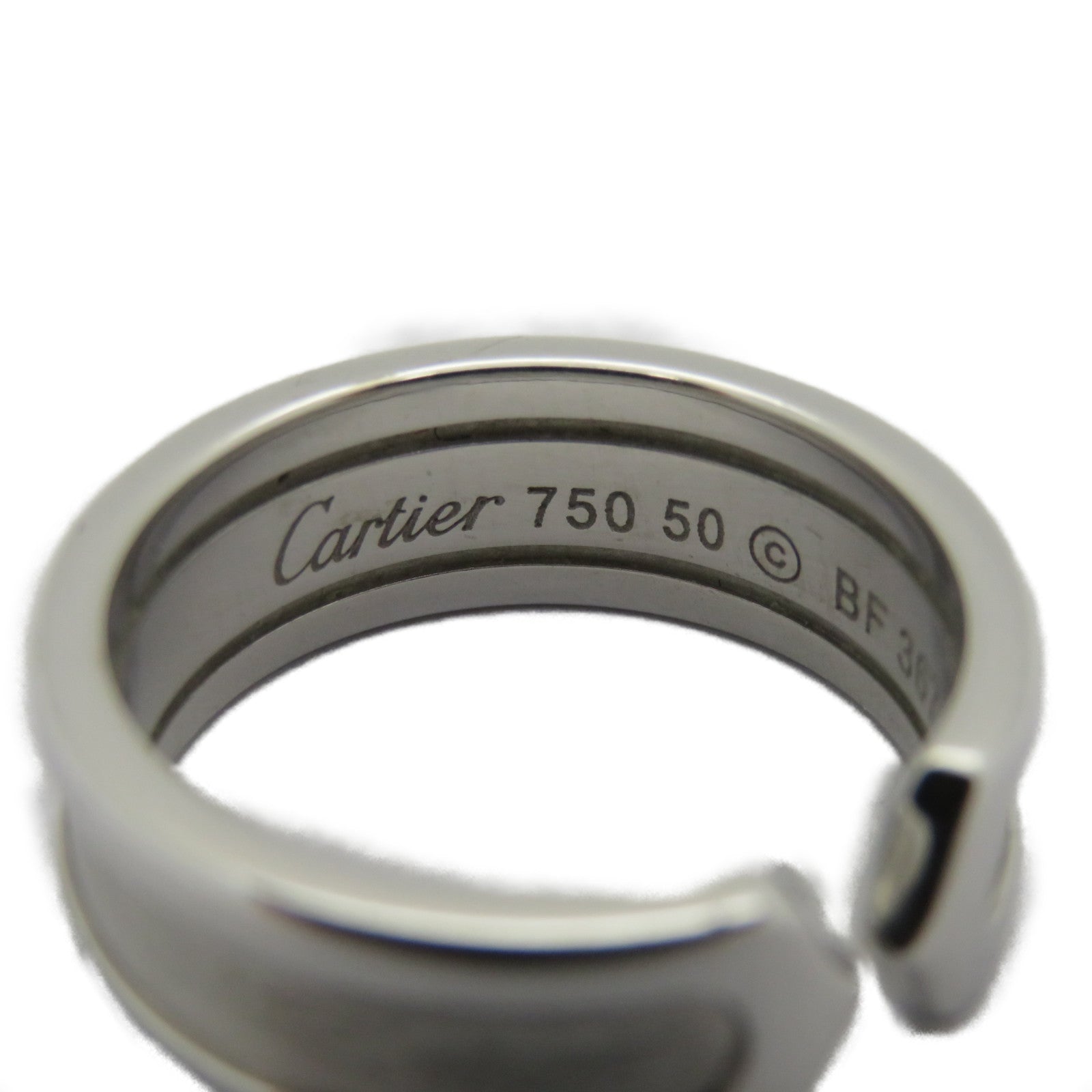 CARTIER 【激減優惠】18K白金C2 Ring戒指US#5.25/#50