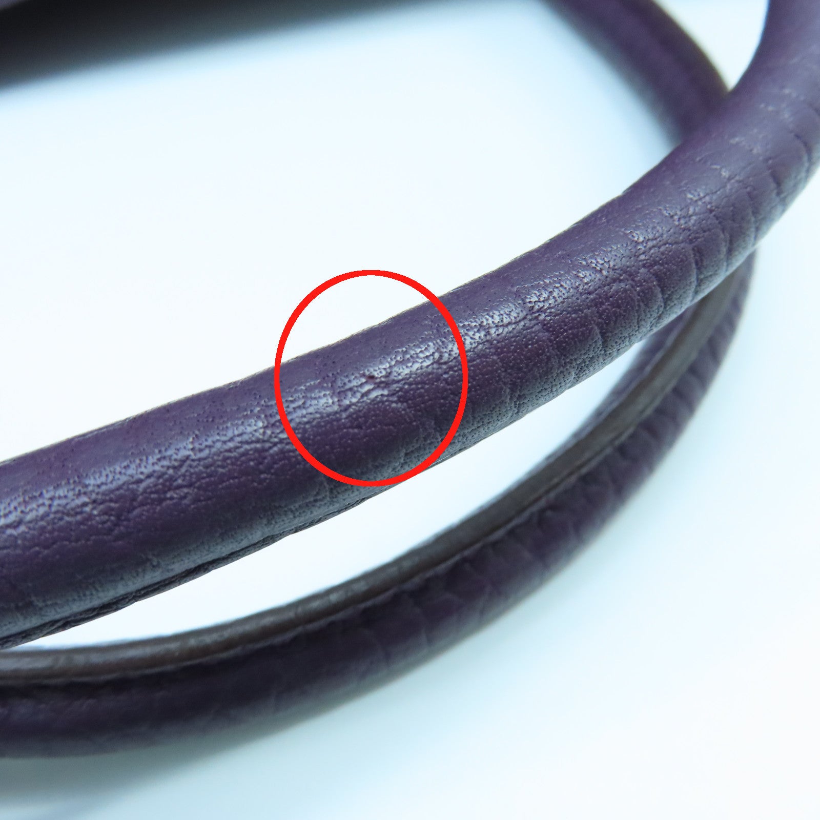 HERMES Clemence皮革Garden Party PM銀扣手挽袋海葵紫色