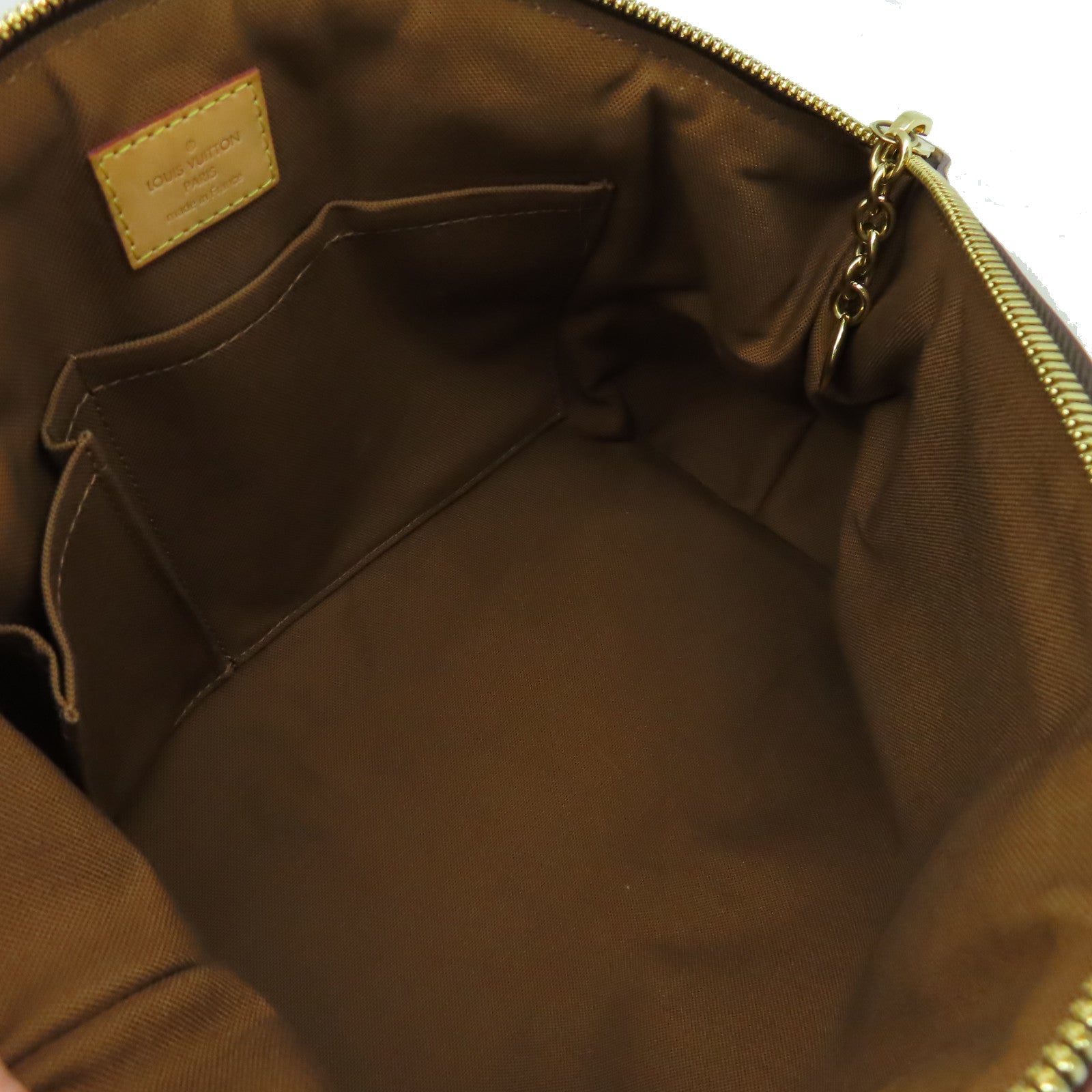 LOUIS VUITTON Monogram Tivoli PM Hand Bag金扣手挽袋啡色