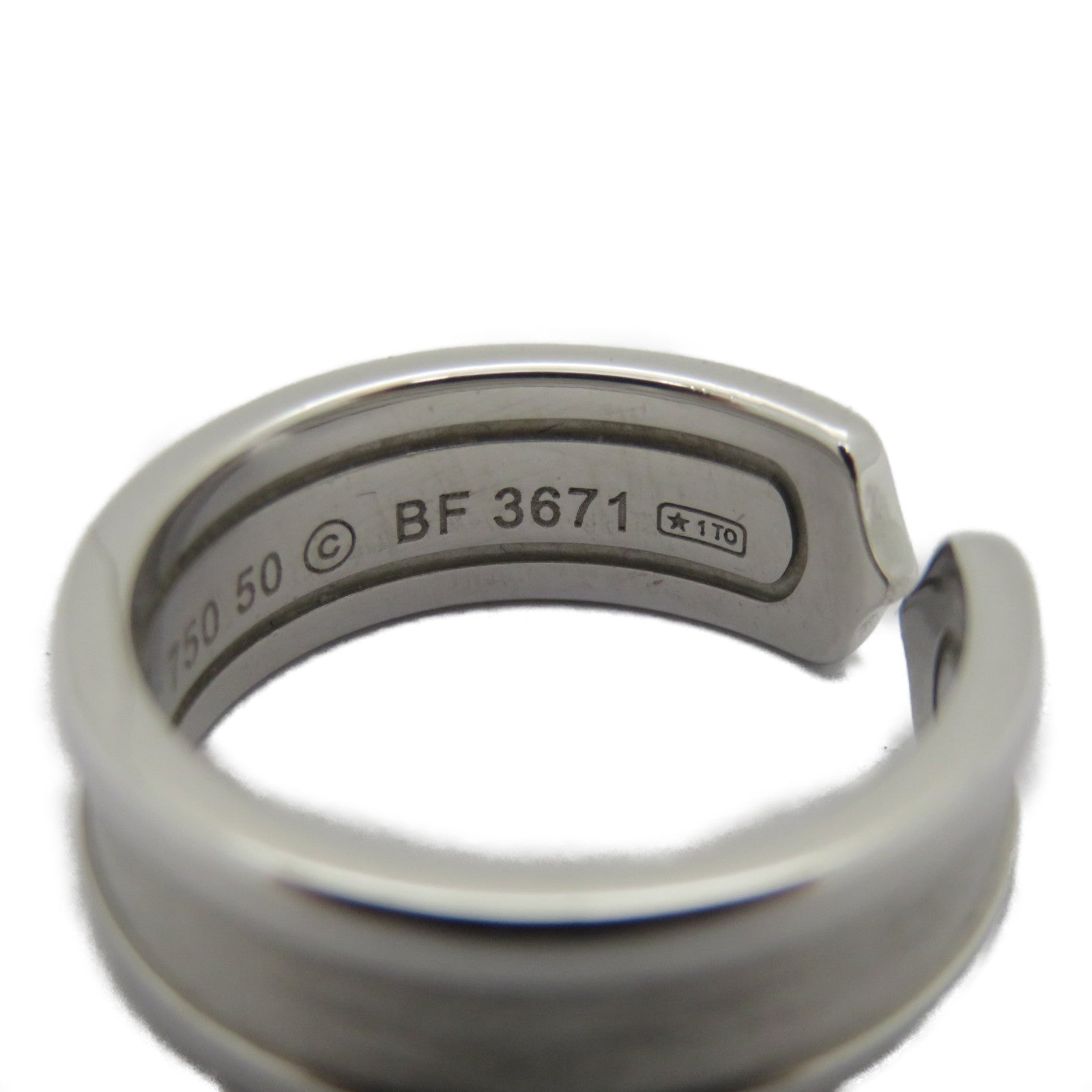 CARTIER 【激減優惠】18K白金C2 Ring戒指US#5.25/#50