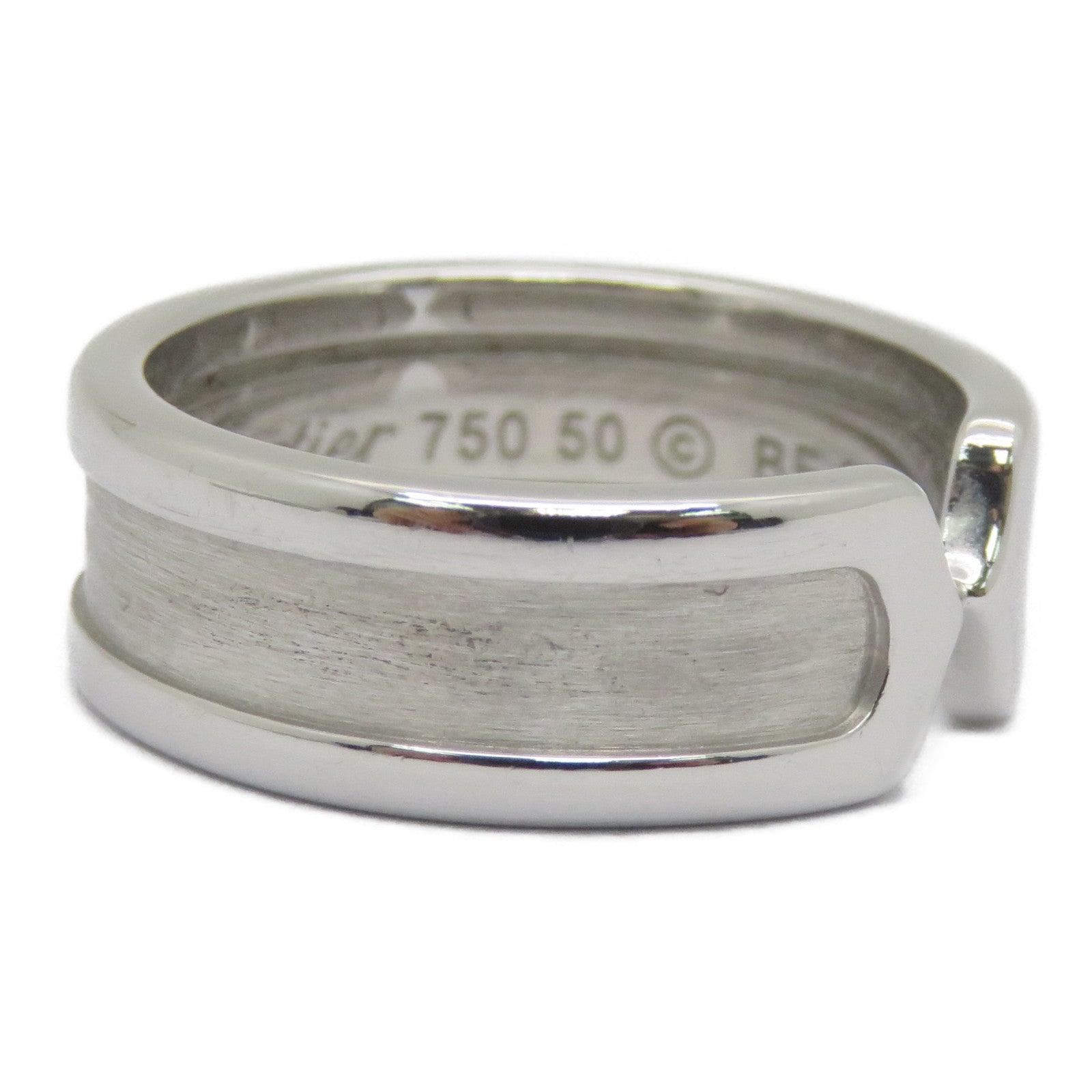 CARTIER 【激減優惠】18K白金C2 Ring戒指US#5.25/#50