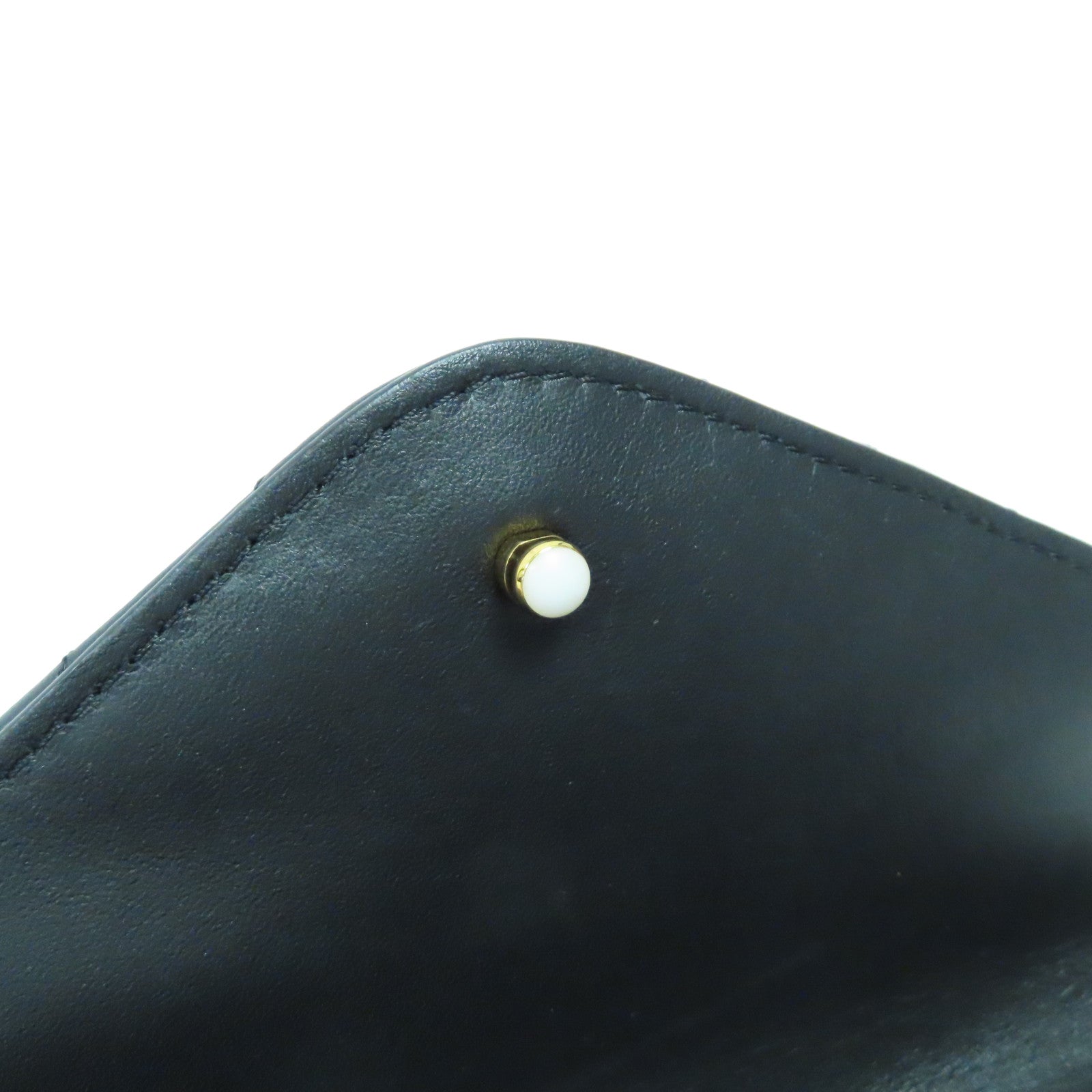 LOUIS VUITTON 牛皮皮革New Wave MM金扣手挽肩背兩用袋黑色
