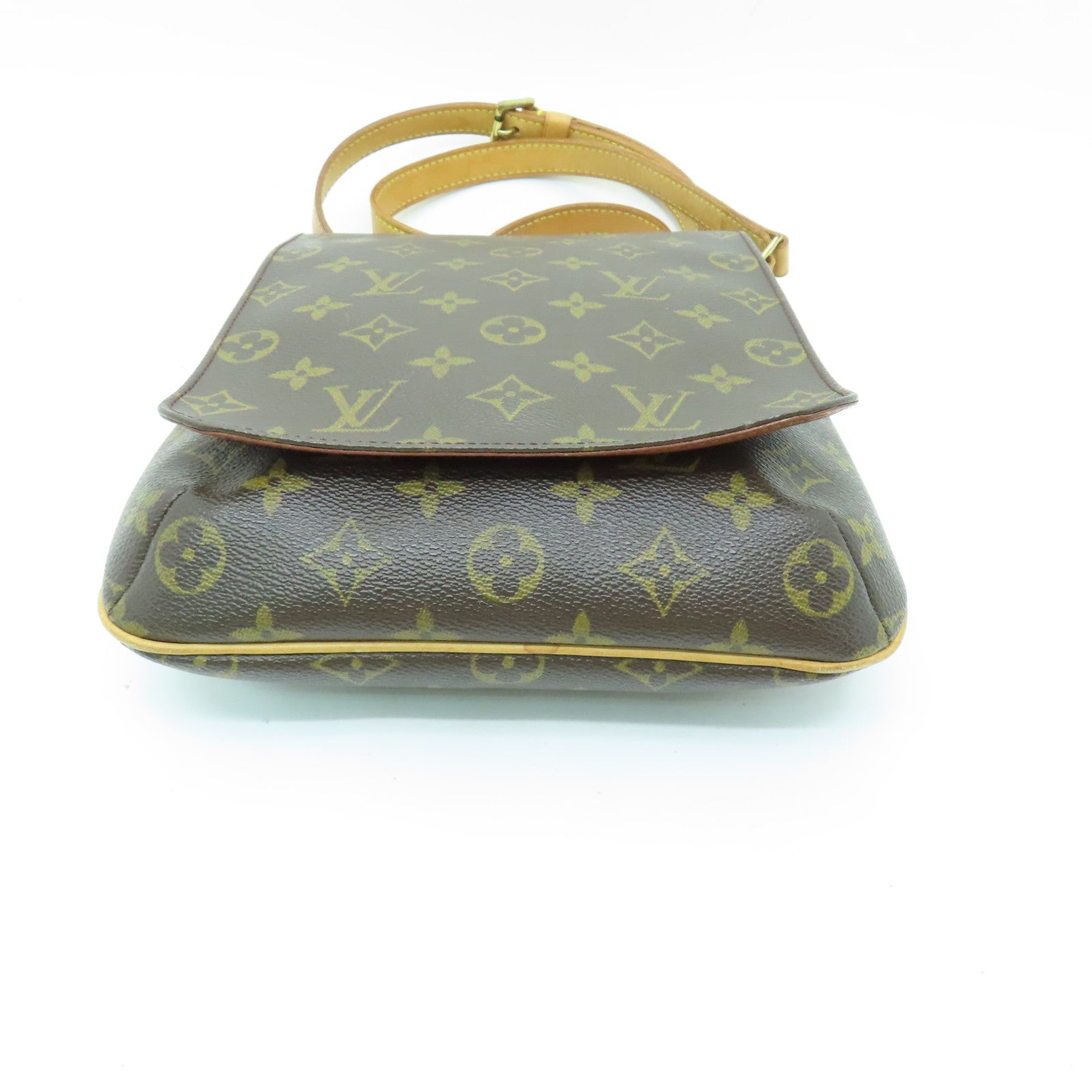 LOUIS VUITTON 【激減優惠】Monogram Musette Salsa金扣肩背袋棕色