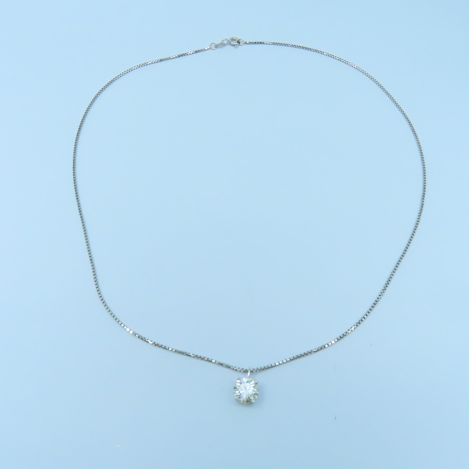 JEWELRY 【激減優惠】18K白金Diamond Necklace1.06ct鑽石項鍊