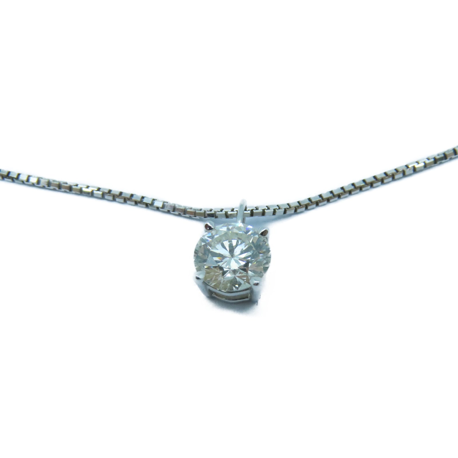 JEWELRY 【激減優惠】18K白金Diamond Necklace1.06ct鑽石項鍊