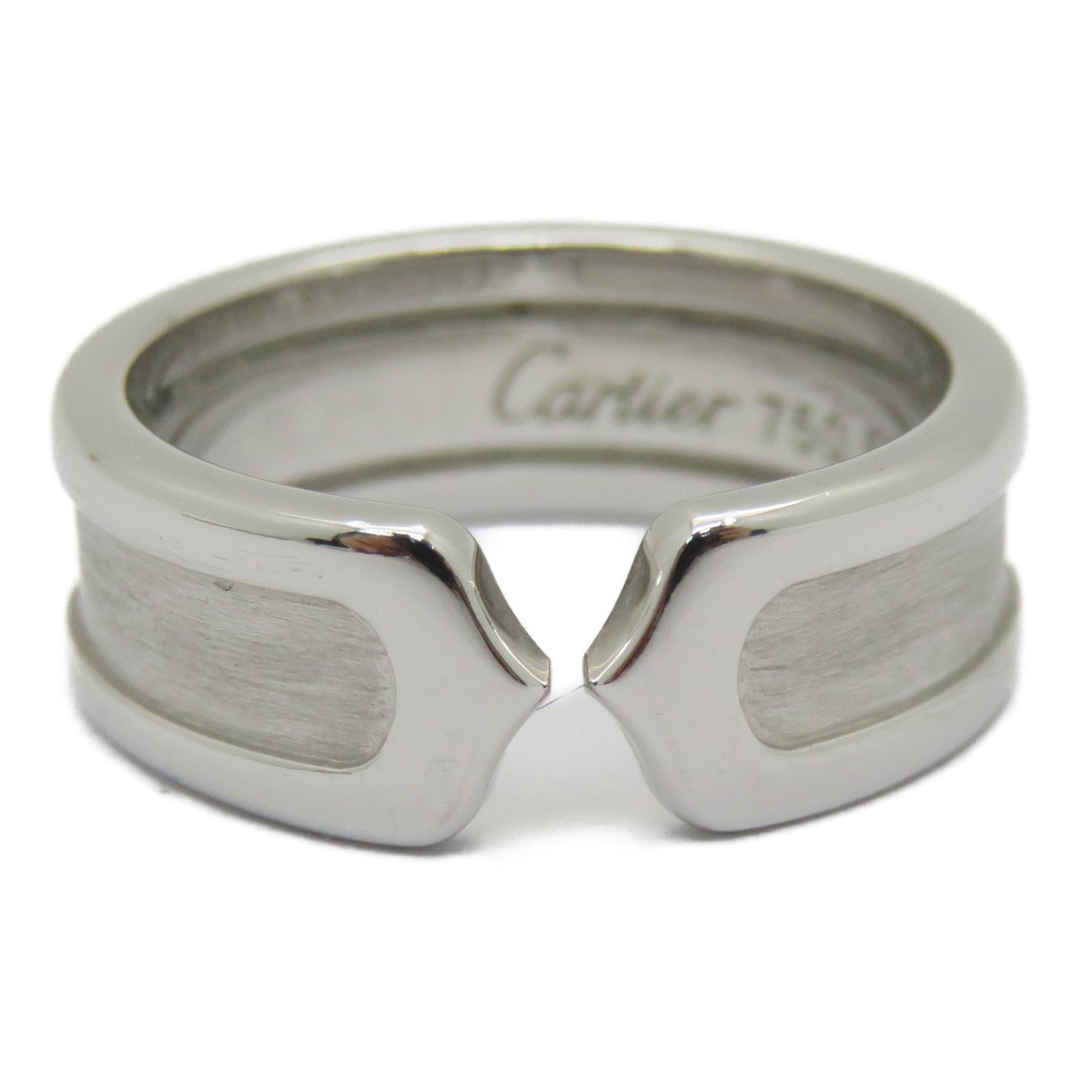CARTIER 【激減優惠】18K白金C2 Ring戒指US#5.25/#50