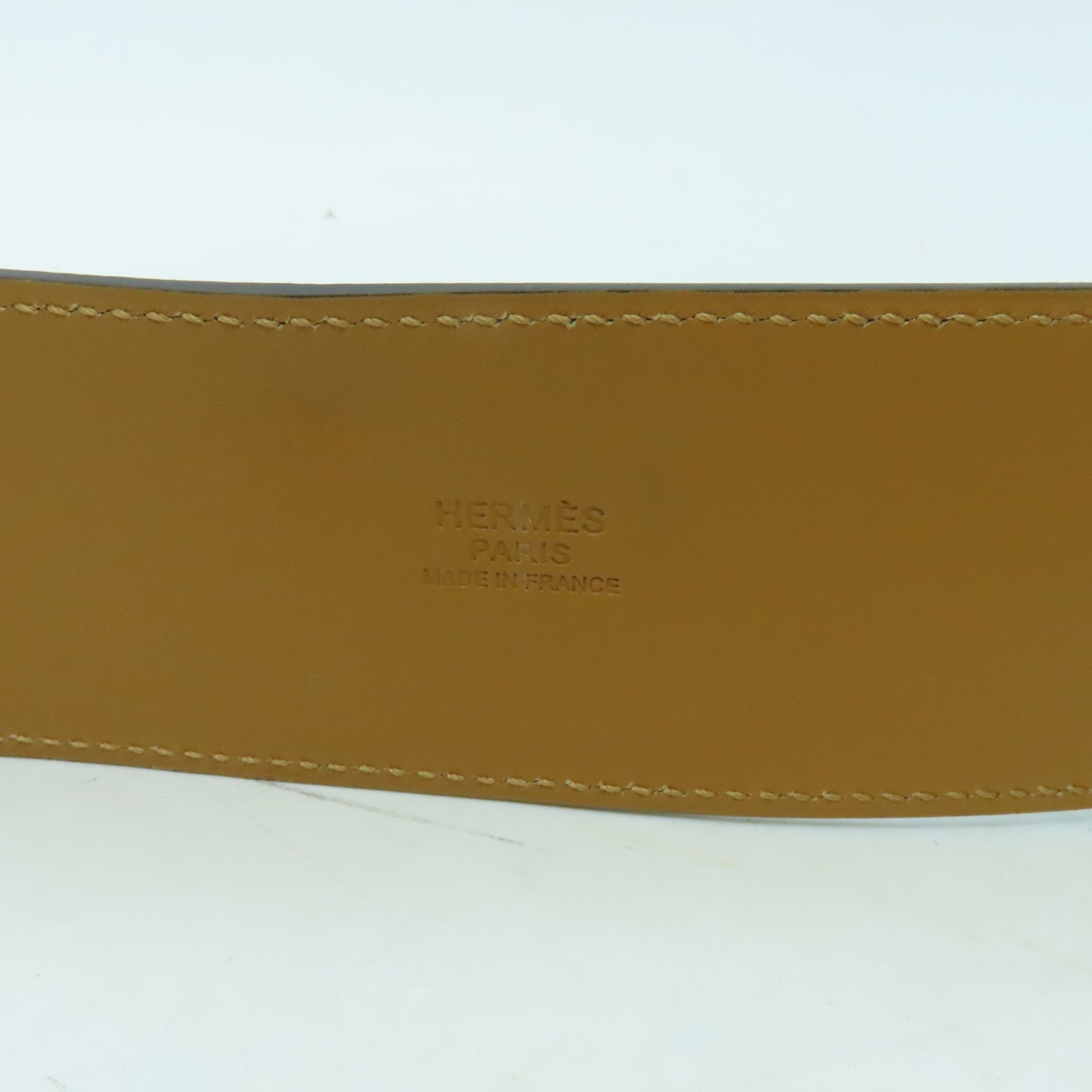 HERMES Epsom皮革COLLIER DE CHIEN BELT金扣皮帶紫色
