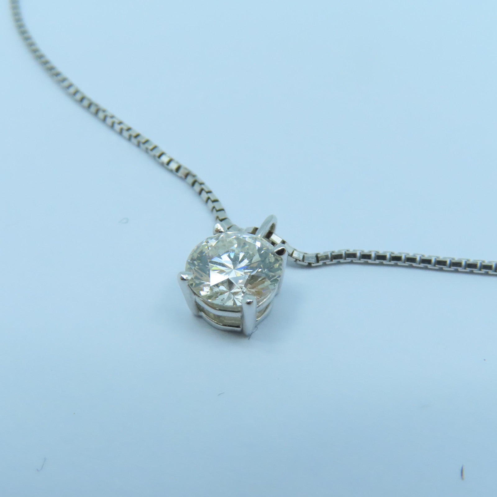 JEWELRY 【激減優惠】18K白金Diamond Necklace1.06ct鑽石項鍊
