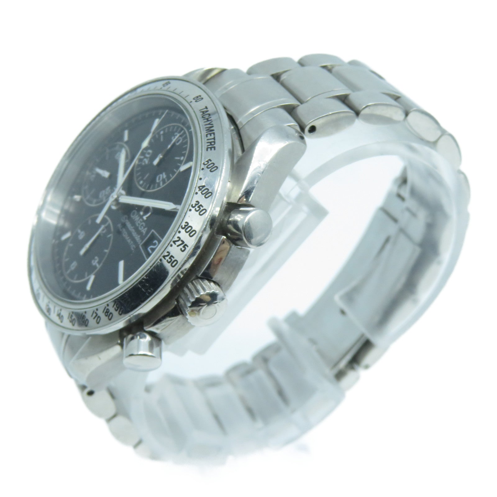 OMEGA Speedmaster不銹鋼自動機芯手錶黑色