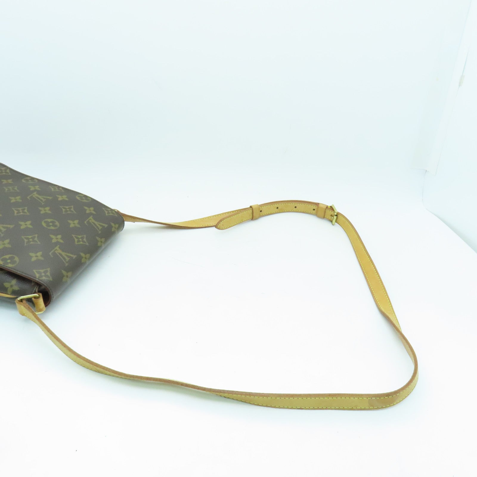 LOUIS VUITTON 【激減優惠】Monogram Musette Salsa金扣肩背袋棕色