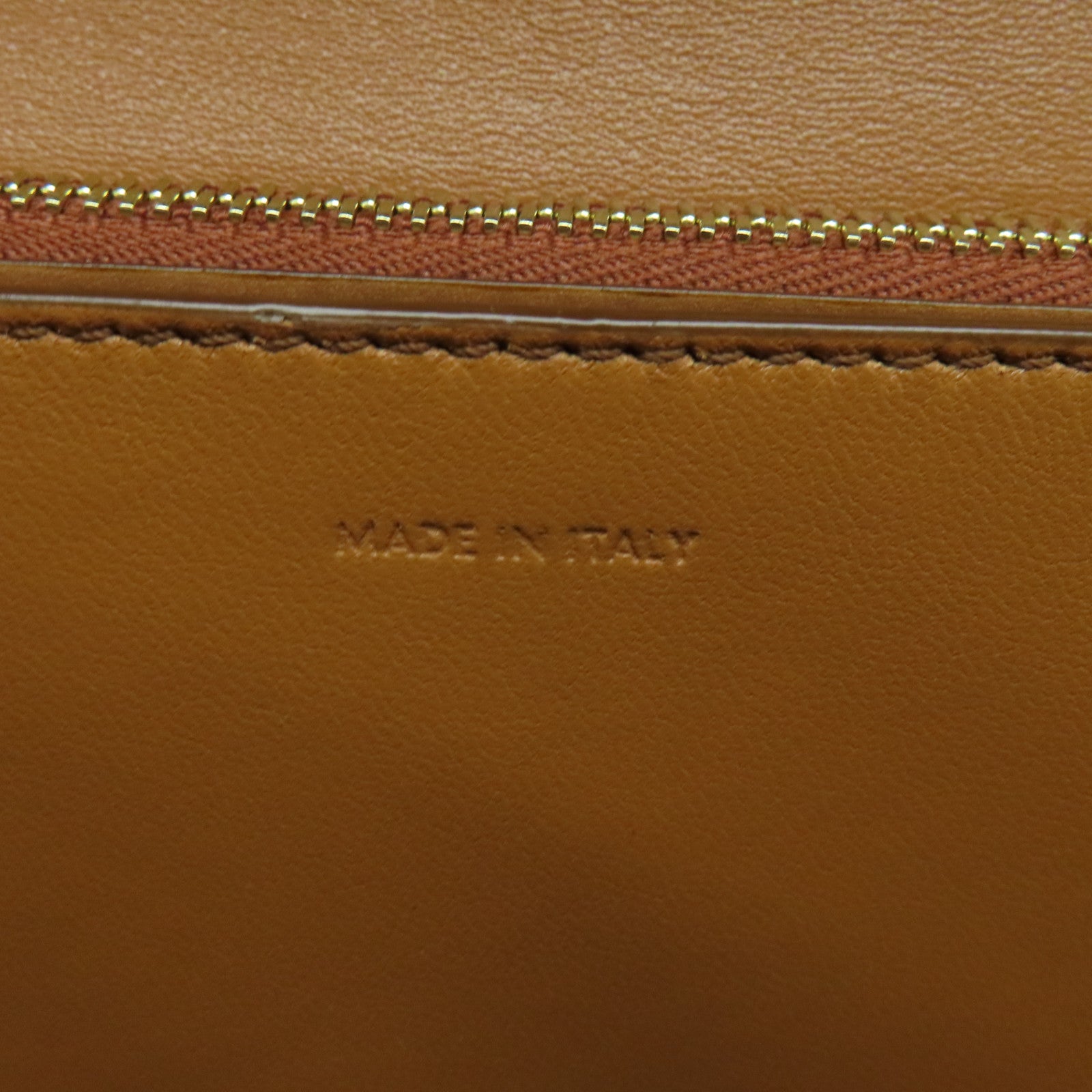 CELINE 牛皮皮革Classic Box金扣肩背袋棕色