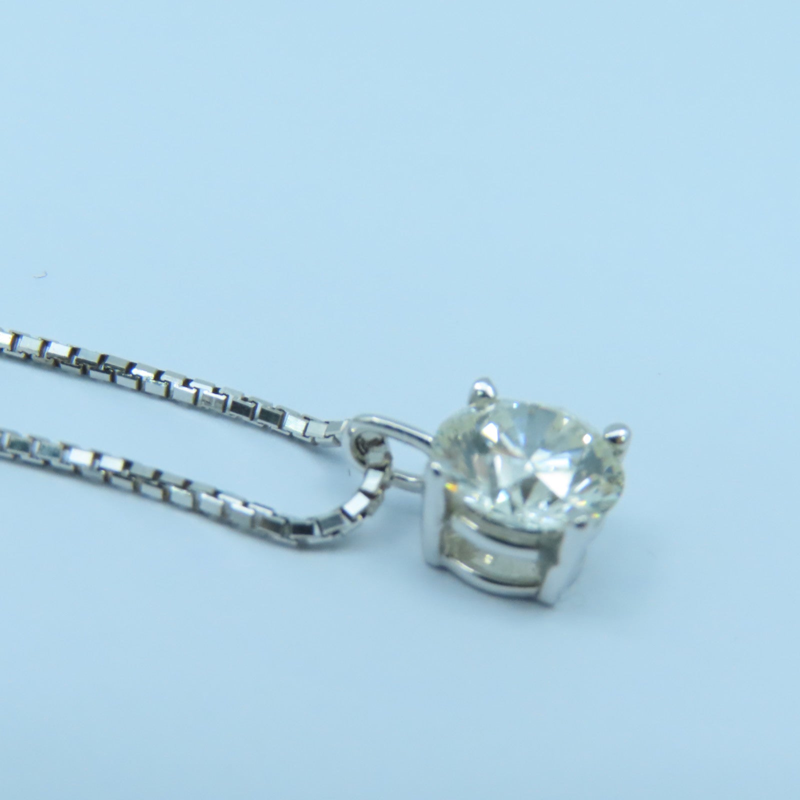 JEWELRY 【激減優惠】18K白金Diamond Necklace1.06ct鑽石項鍊