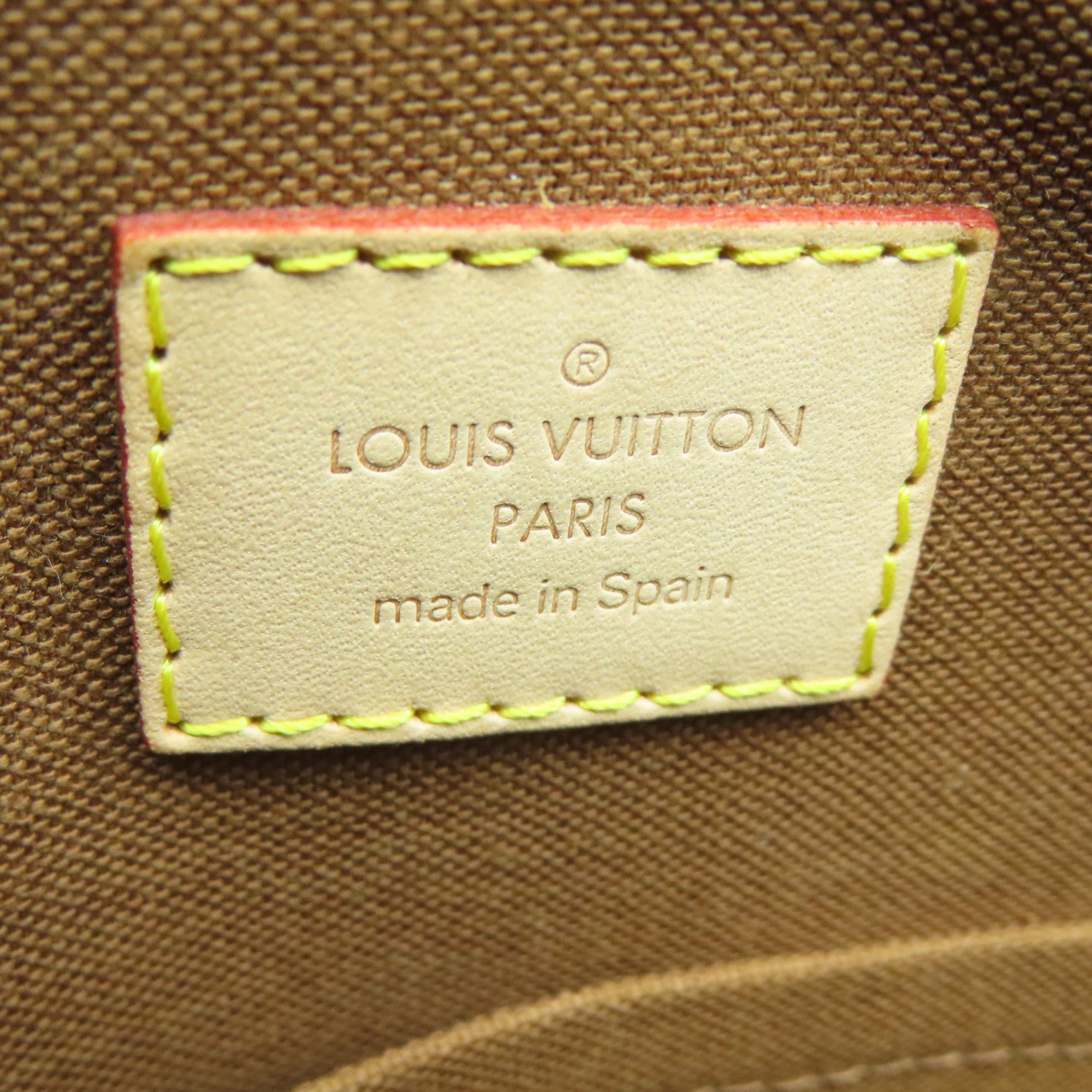 LOUIS VUITTON Monogram Sac Bosphore金扣手挽肩背兩用袋啡色