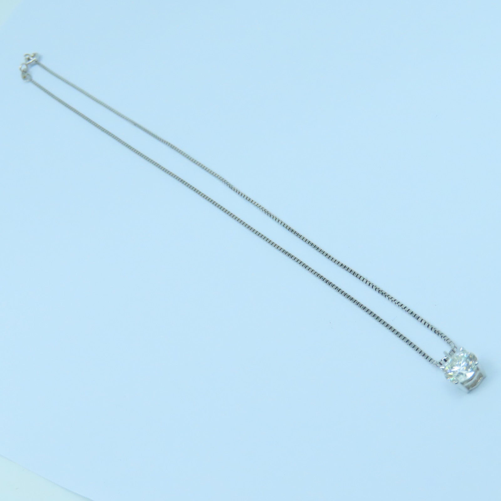 JEWELRY 【激減優惠】18K白金Diamond Necklace1.06ct鑽石項鍊