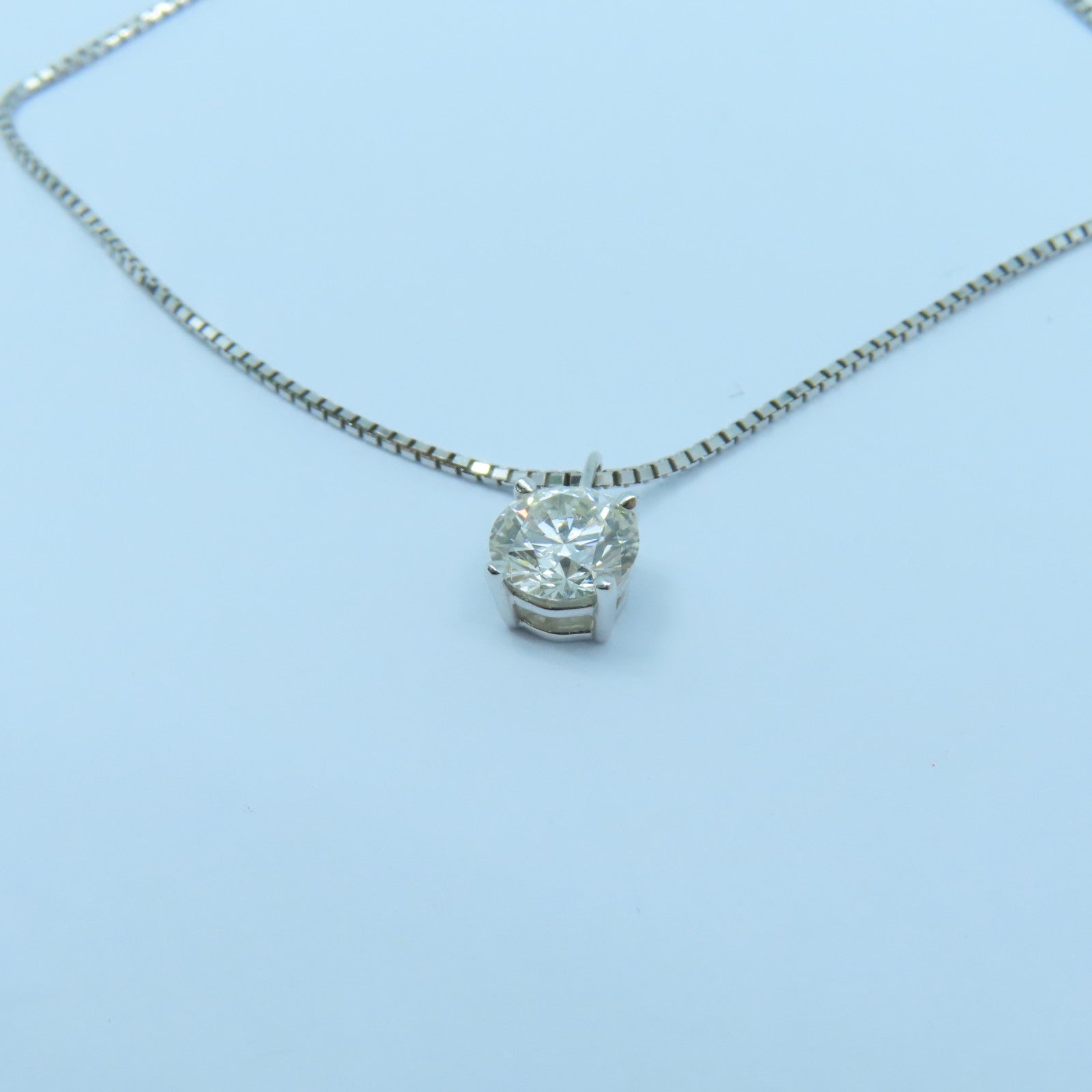 JEWELRY 【激減優惠】18K白金Diamond Necklace1.06ct鑽石項鍊