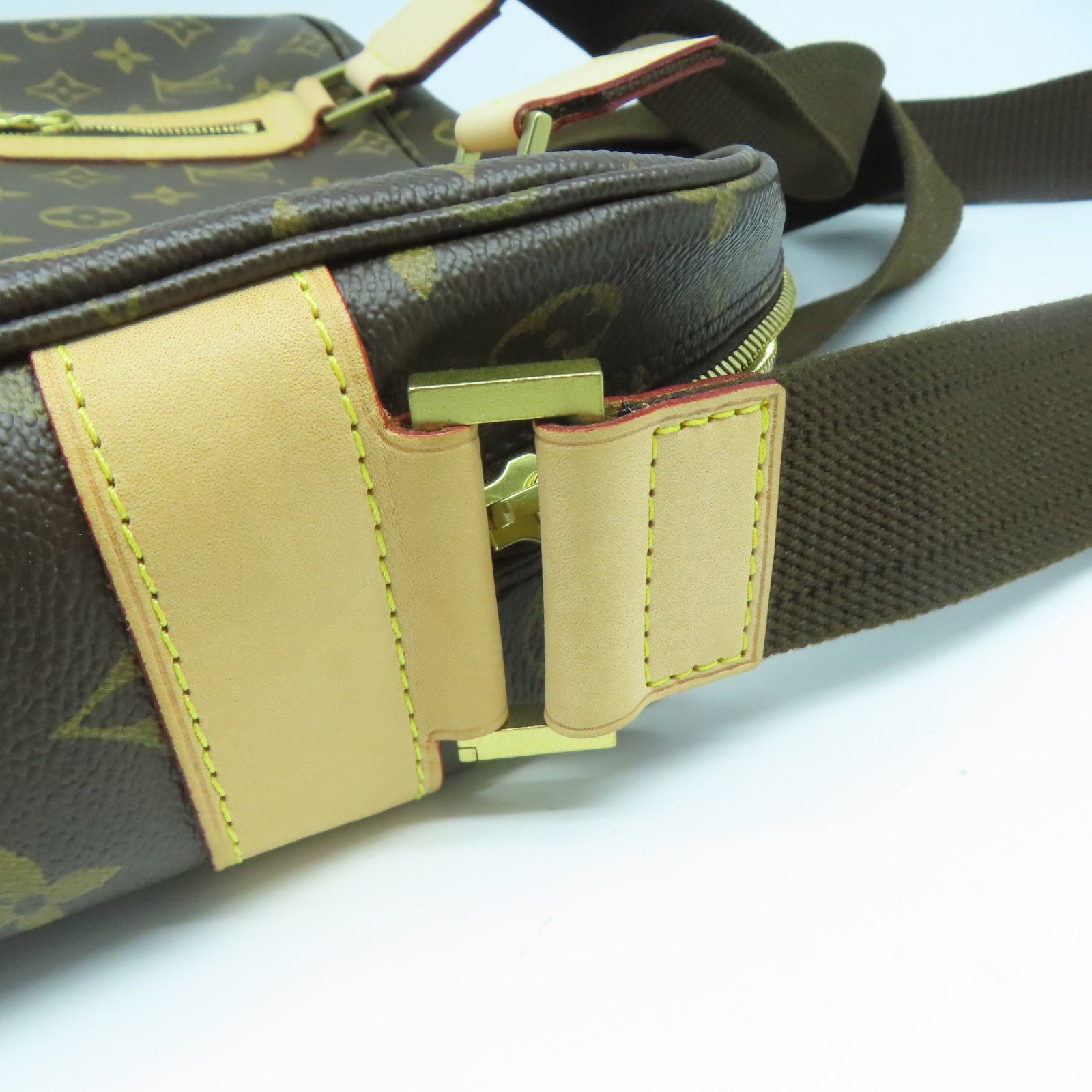 LOUIS VUITTON Monogram Sac Bosphore金扣手挽肩背兩用袋啡色