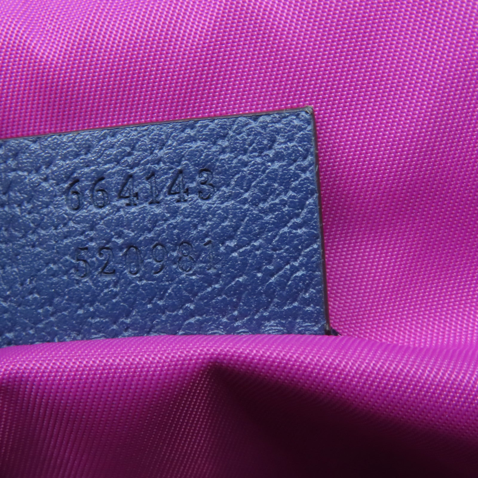 GUCCI 帆布Shoulder Bag銀扣肩背袋粉紅色