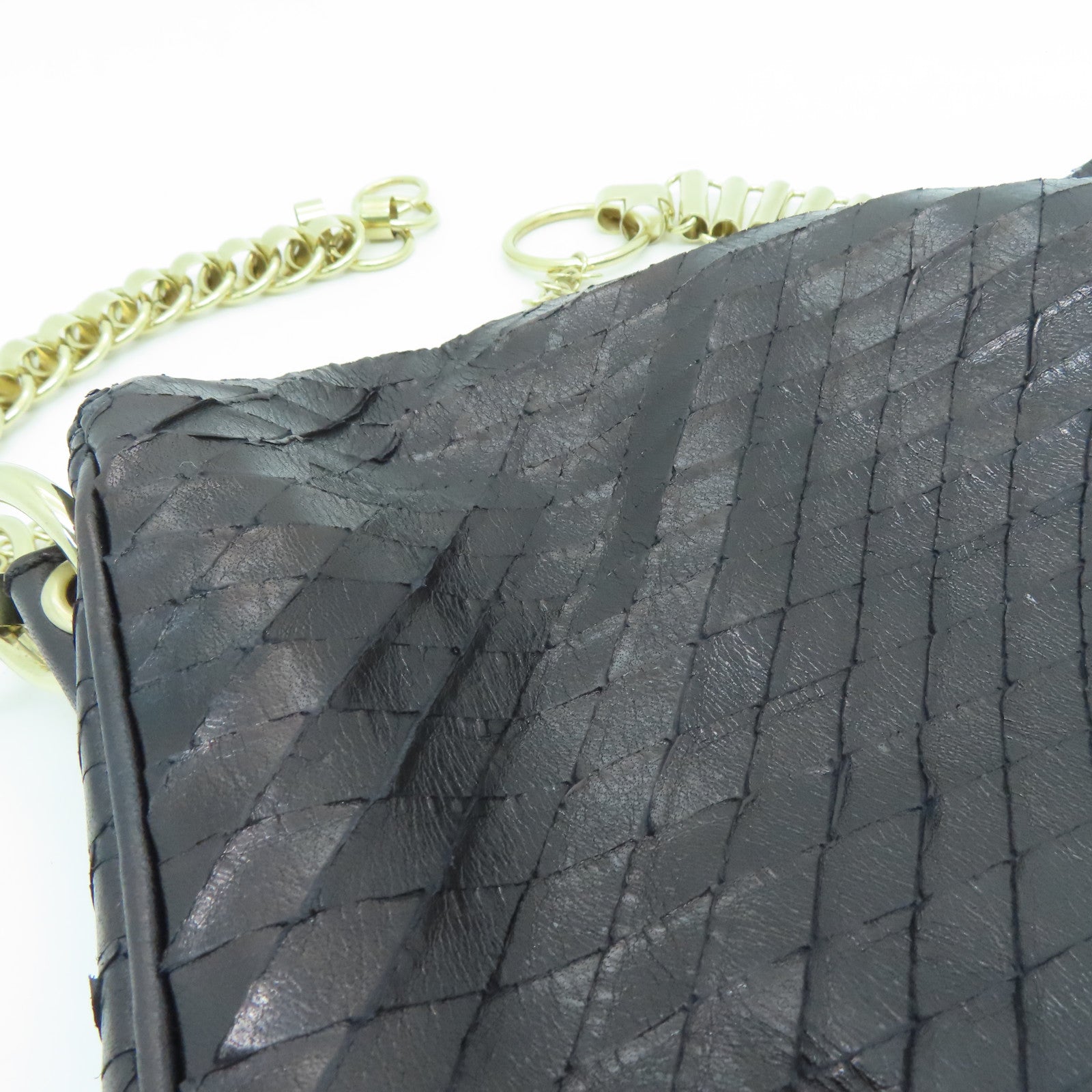 GIVENCHY 牛皮皮革Chain Shoulder Bag金扣肩背袋黑色
