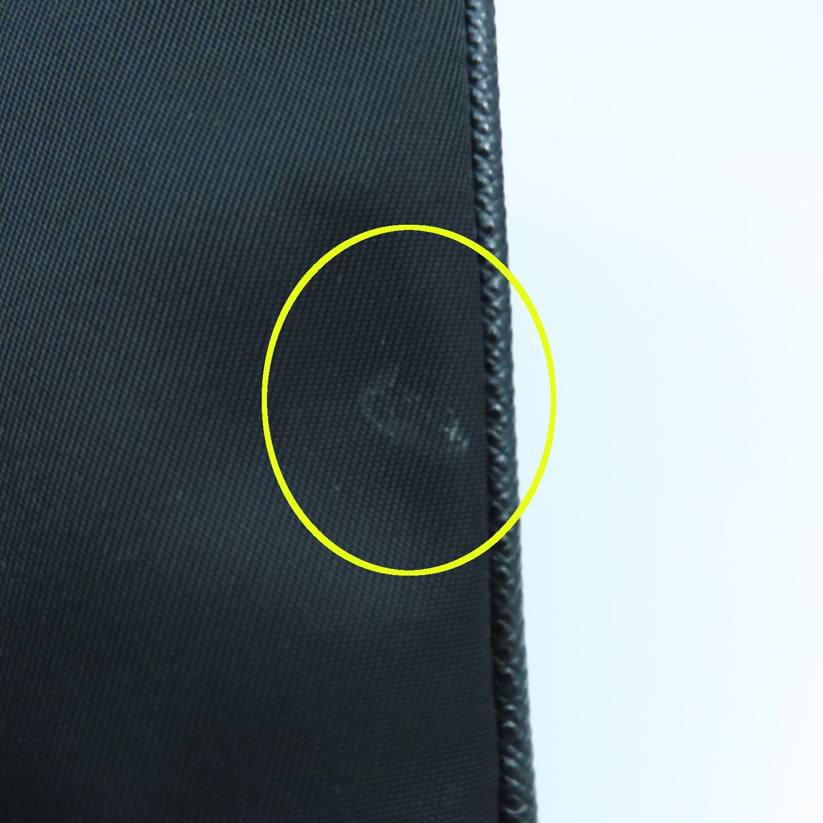 PRADA Nylon/Saffiano Leather Shoulder Bag Silver Buckle Black