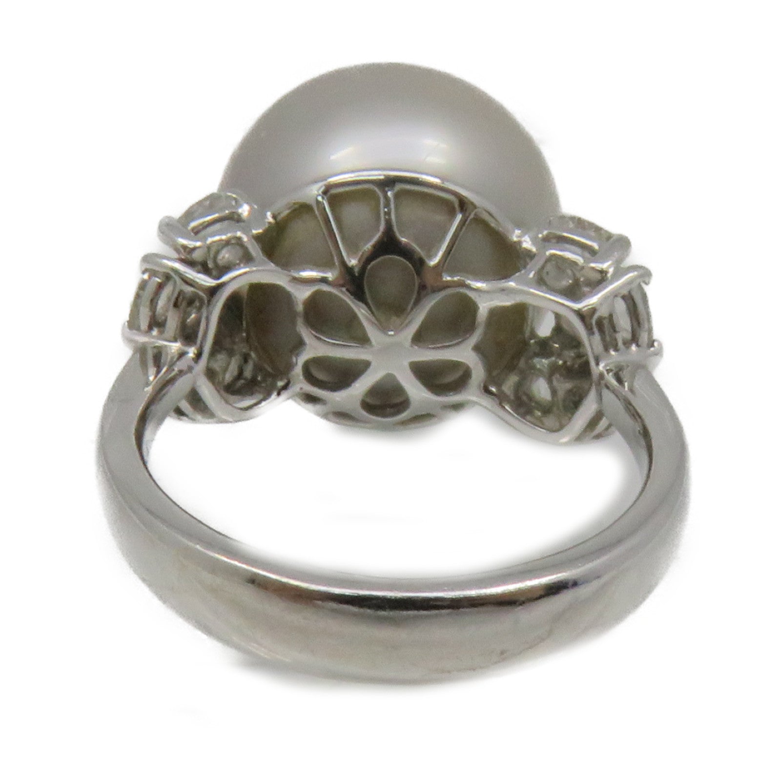 JEWELRY K18白金/珍珠Pearl Ring戒指US#6