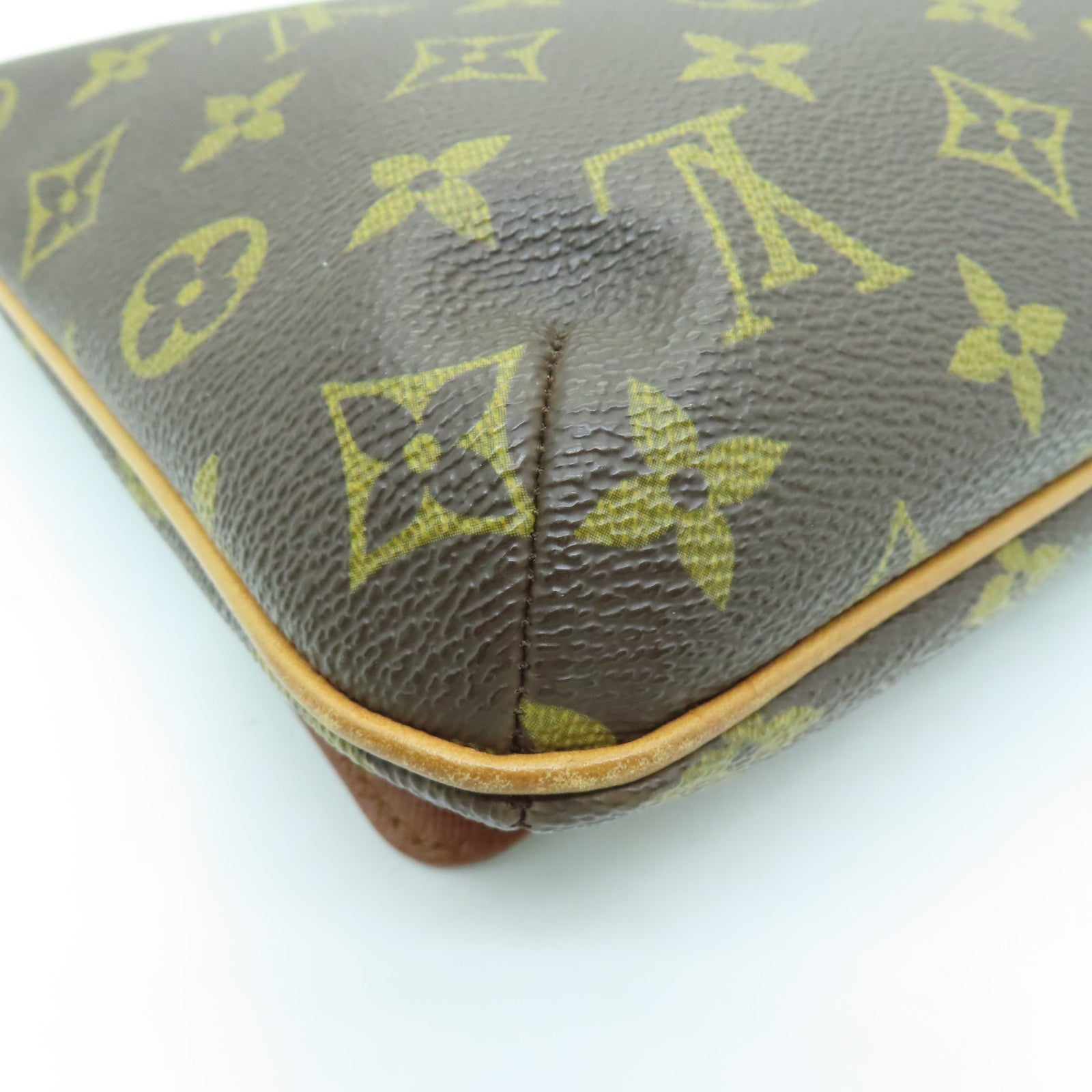 LOUIS VUITTON Monogram Musette Tango金扣肩背袋棕色