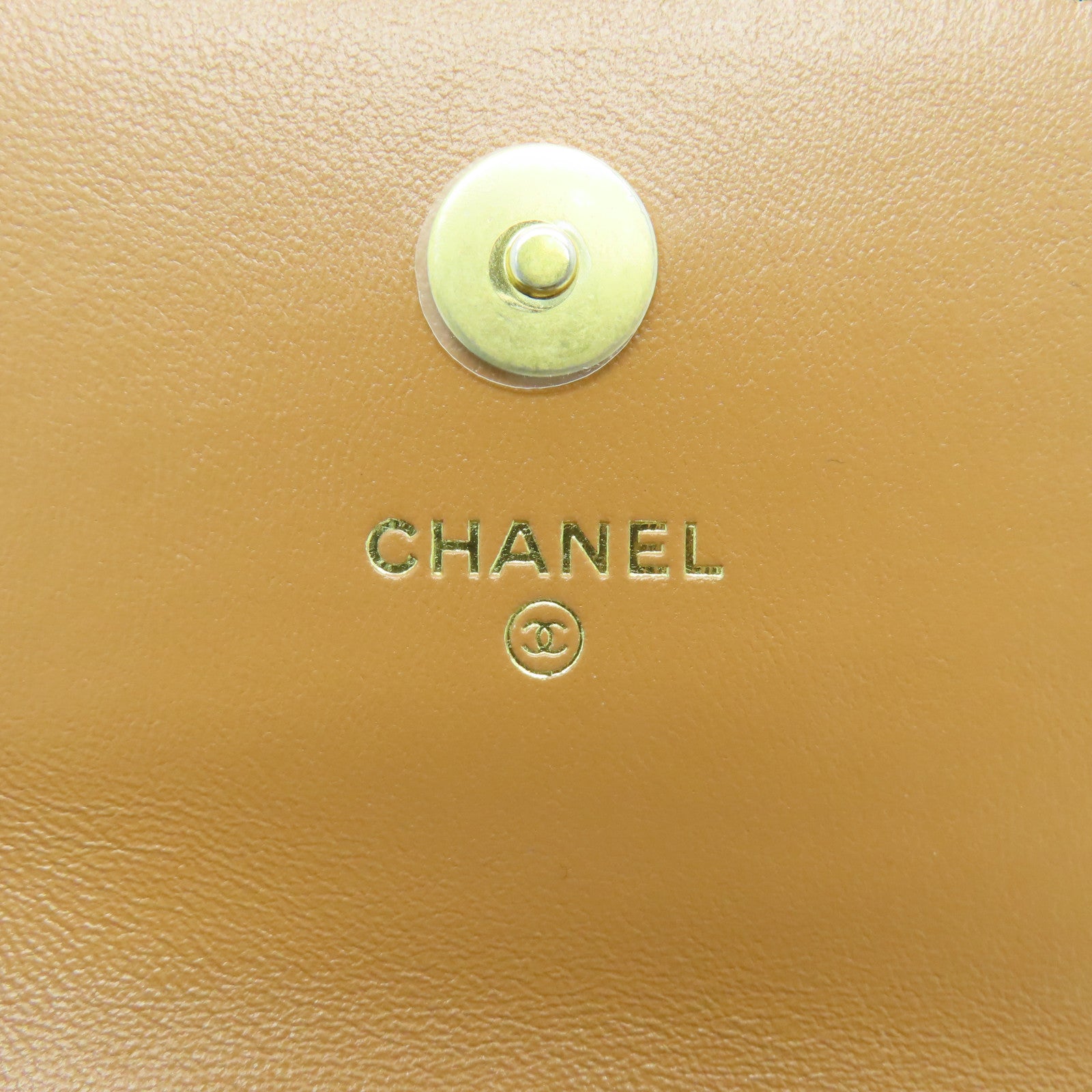 CHANEL 菱格羊皮皮革Chanel 19 Phone Holder with Chain金扣鏈帶肩背袋啡色