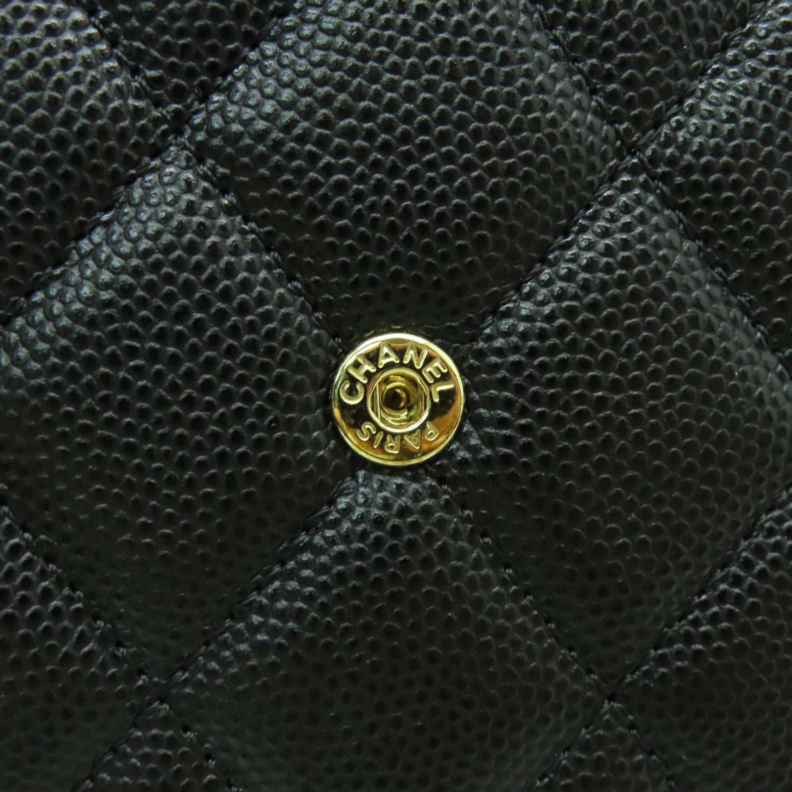 CHANEL 【激減優惠】牛皮皮革Boy Flap Wallet金扣長錢包黑色