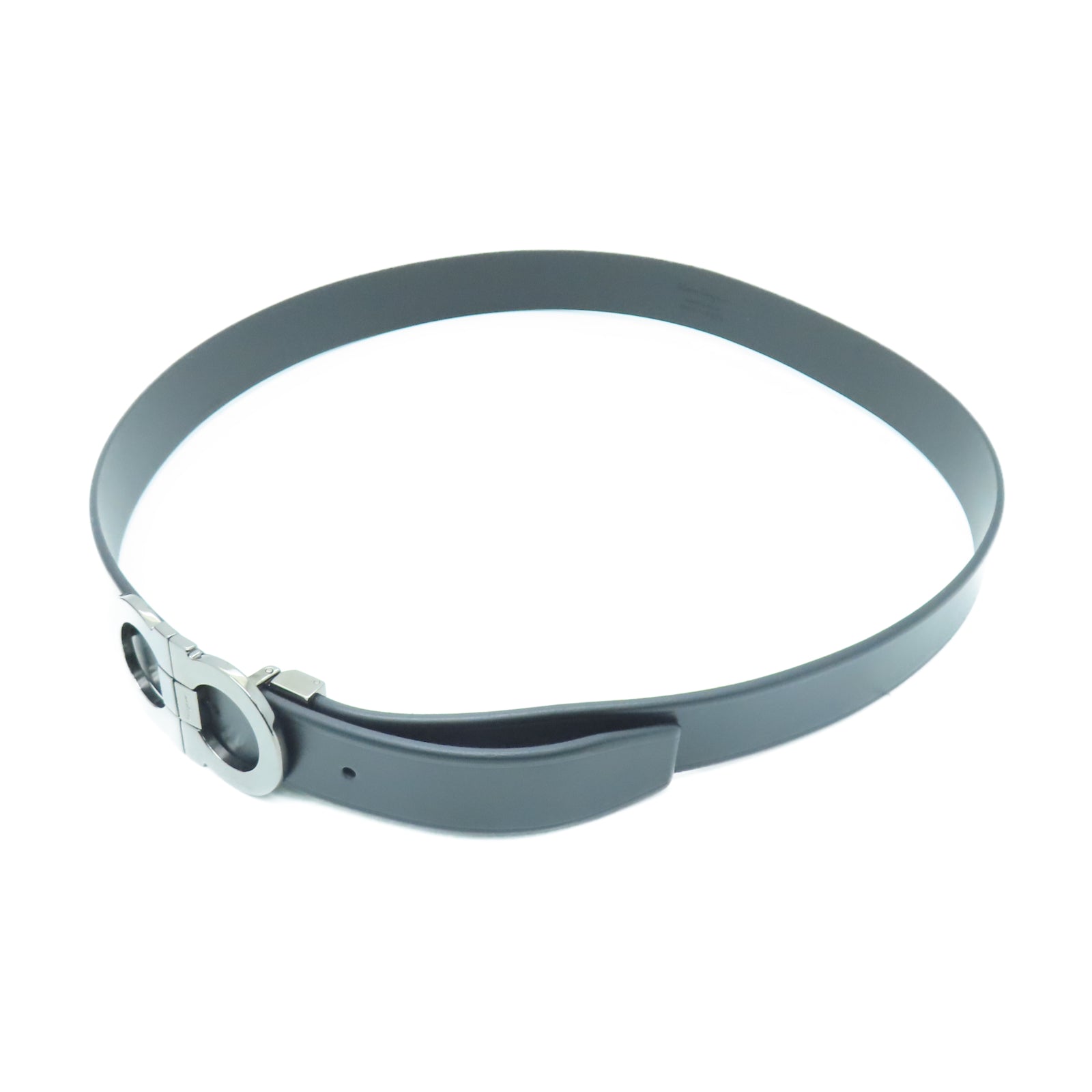 Salvatore Ferragamo 牛皮皮革Belt 110cm皮帶黑色