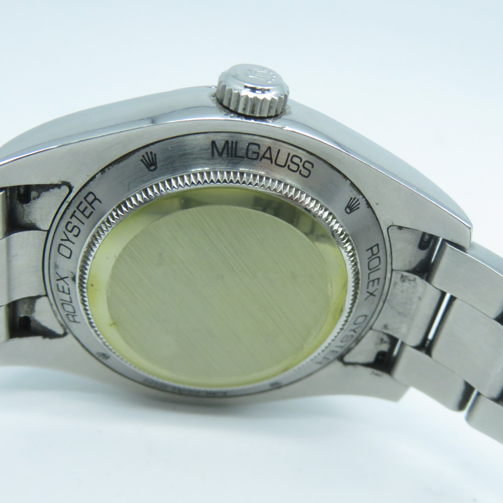 ROLEX Milgauss不銹鋼自動機芯手錶黑色
