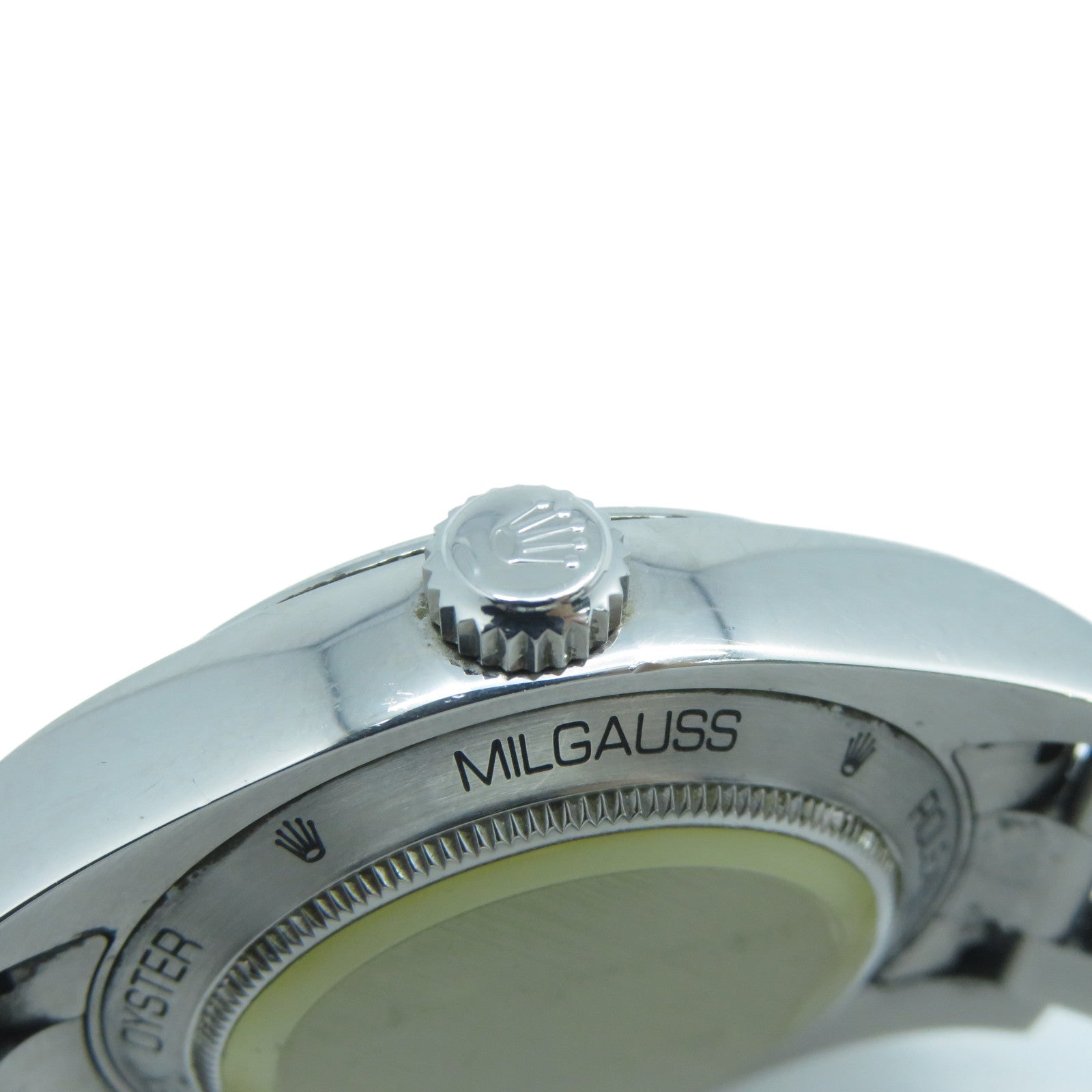 ROLEX Milgauss不銹鋼自動機芯手錶黑色