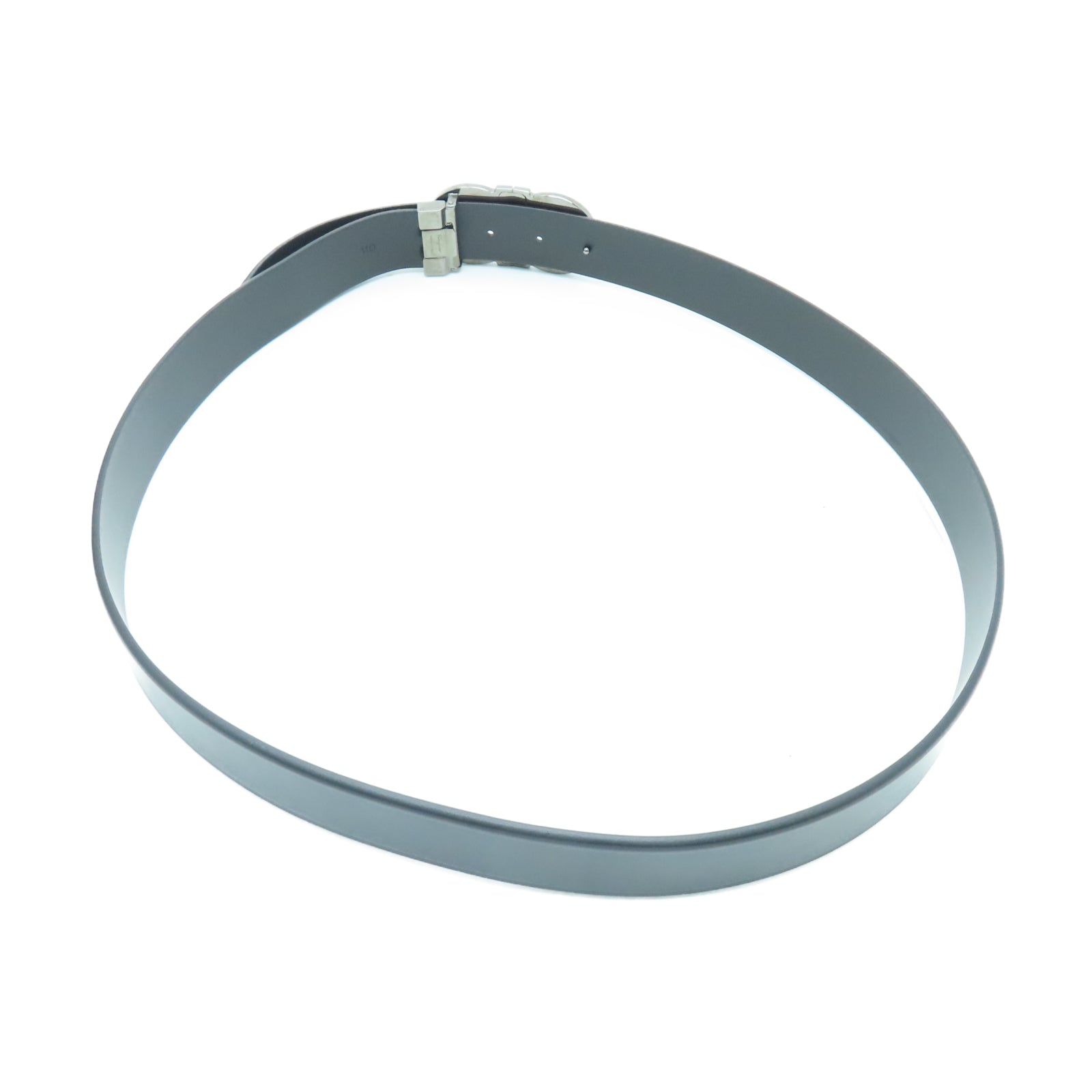 Salvatore Ferragamo 牛皮皮革Belt 110cm皮帶黑色