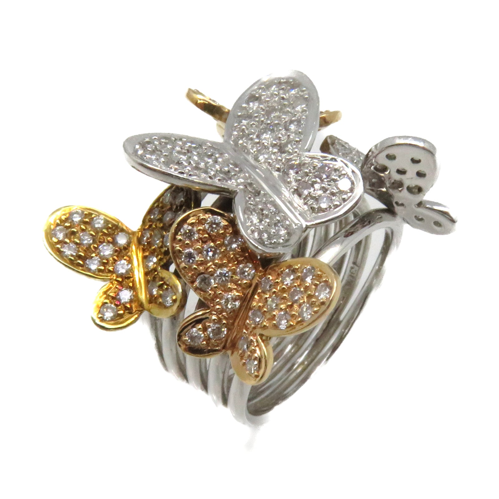 JEWELRY K18白金/玫瑰金/黃金Gold Ring戒指US#5.75