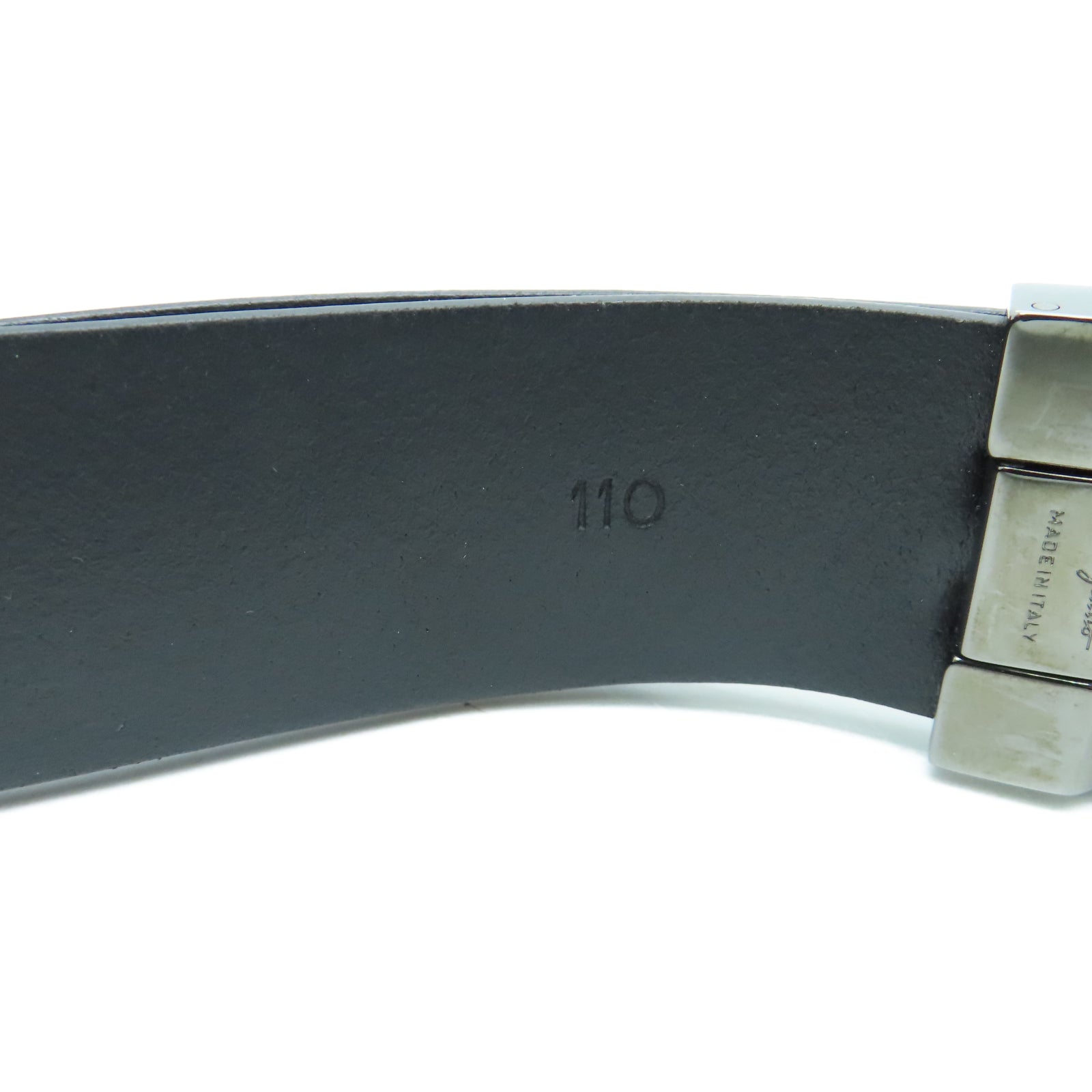 Salvatore Ferragamo 牛皮皮革Belt 110cm皮帶黑色