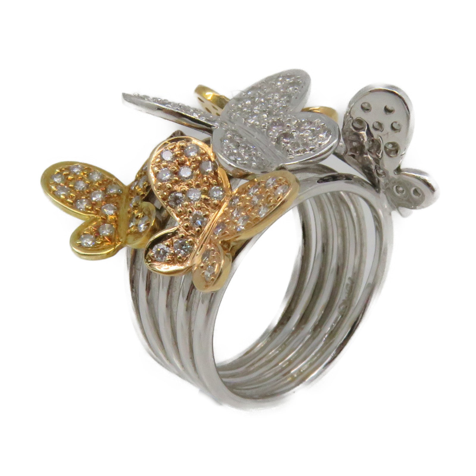 JEWELRY K18白金/玫瑰金/黃金Gold Ring戒指US#5.75