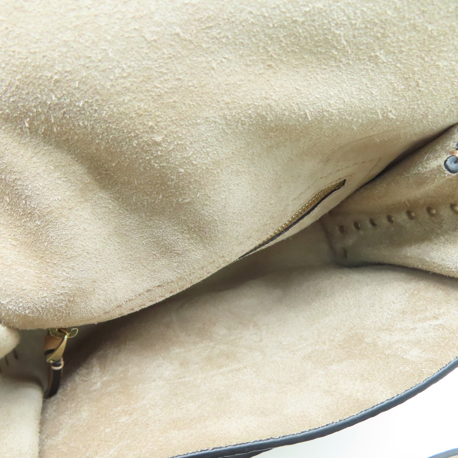 Valentino 牛皮皮革Shoulder Bag金扣肩背袋米色
